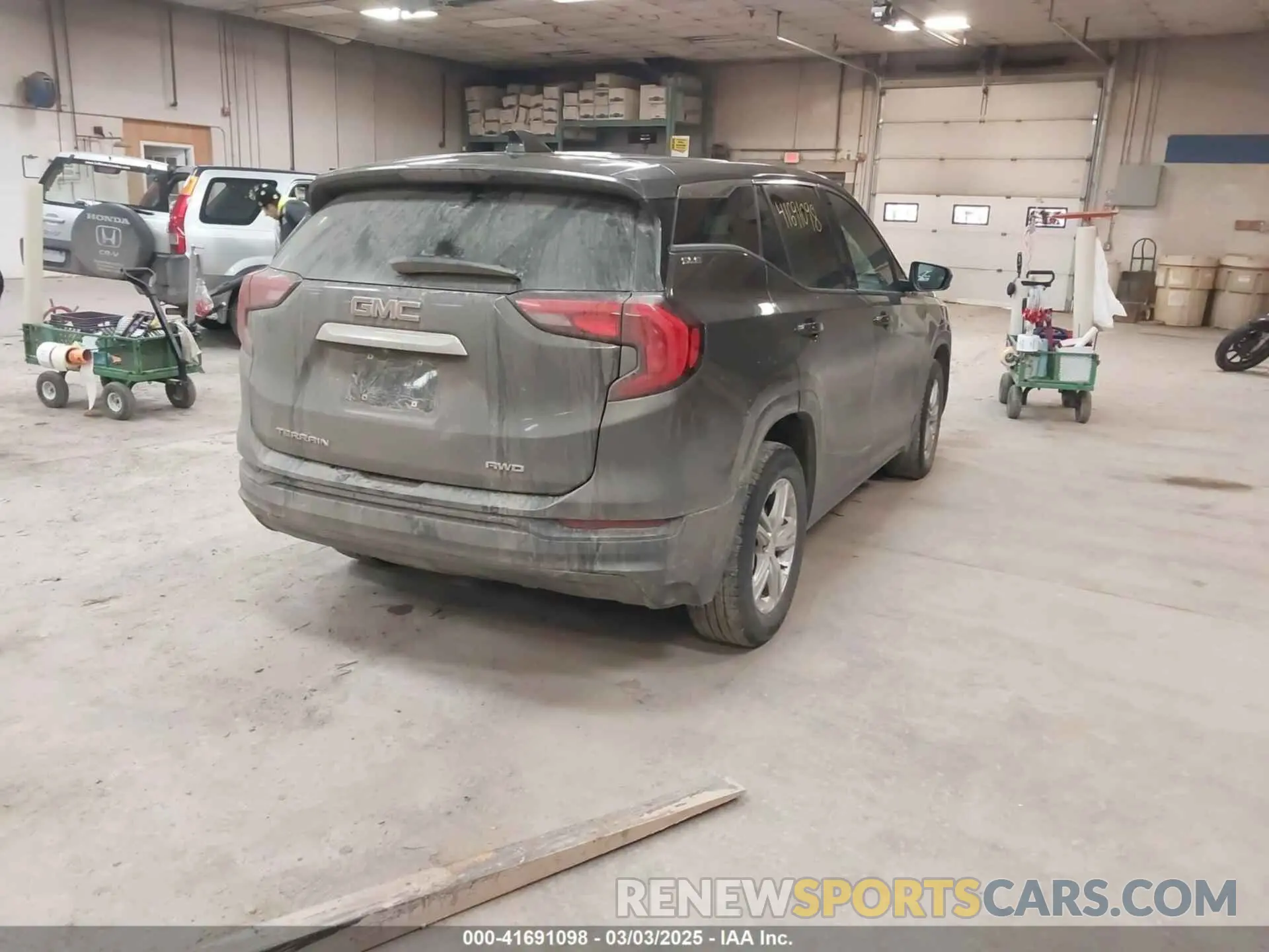 4 fotografías del automóvil dañado 3GKALTEVXKL214117 GMC TERRAIN 2019