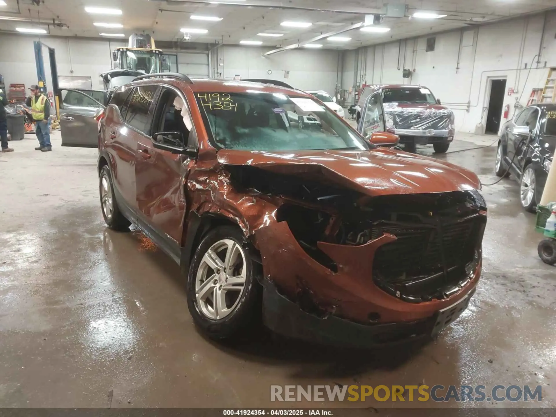 6 fotografías del automóvil dañado 3GKALTEX0KL234782 GMC TERRAIN 2019