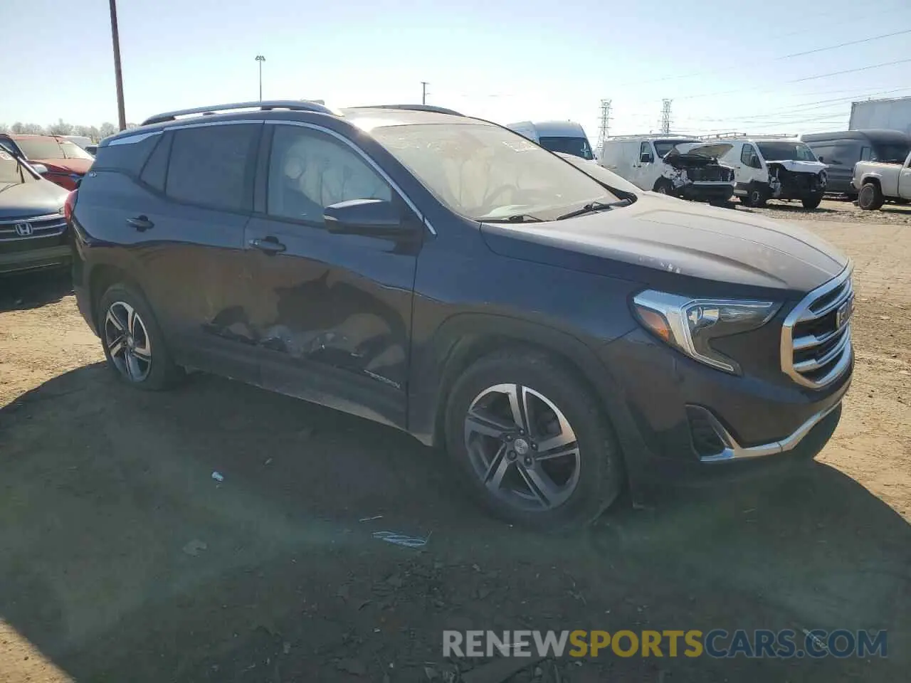 4 fotografías del automóvil dañado 3GKALVEV1KL275531 GMC TERRAIN 2019