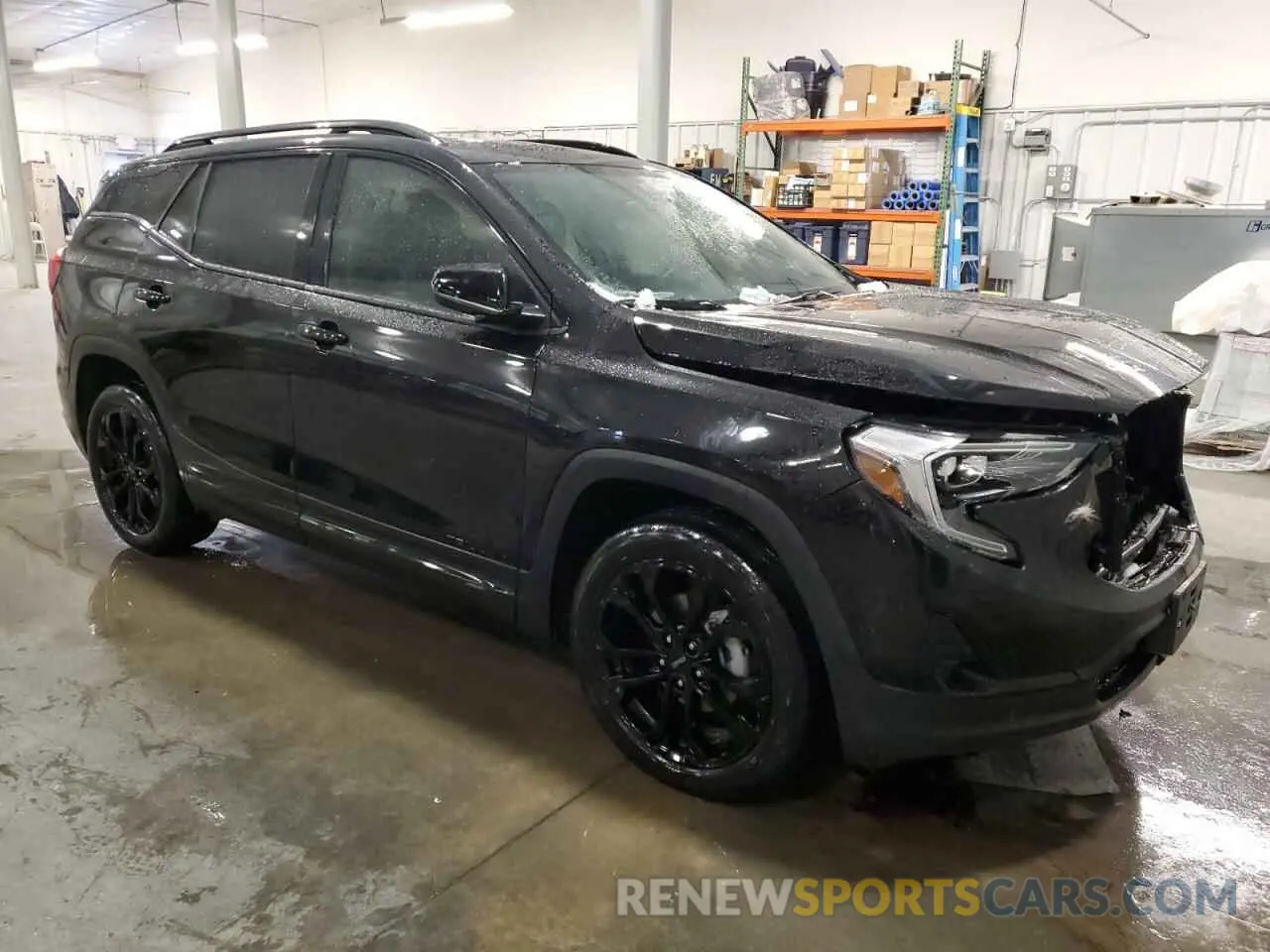 4 fotografías del automóvil dañado 3GKALVEV1KL392428 GMC TERRAIN 2019