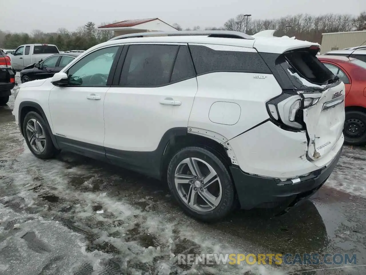 2 fotografías del automóvil dañado 3GKALVEV3KL207487 GMC TERRAIN 2019