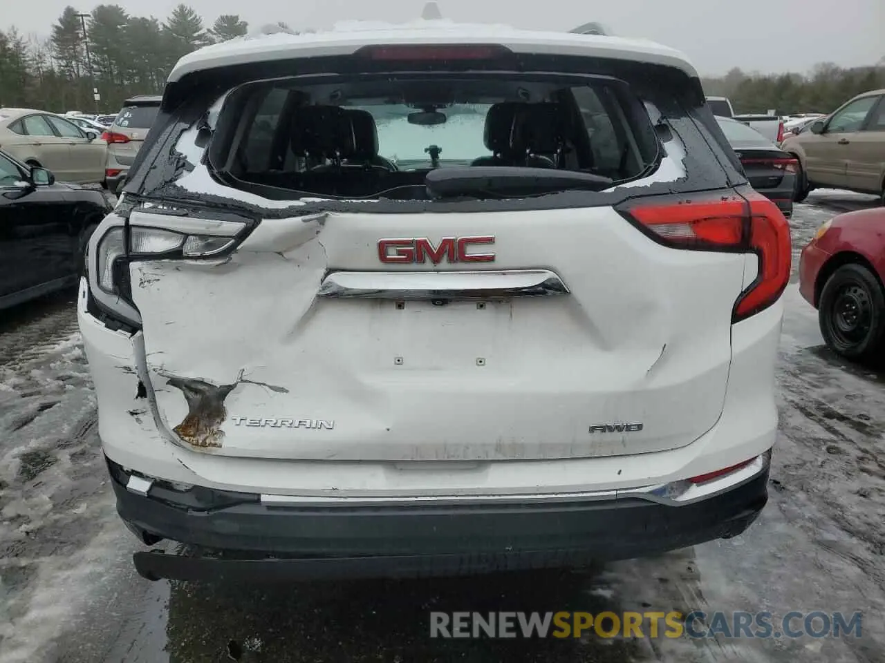 6 fotografías del automóvil dañado 3GKALVEV3KL207487 GMC TERRAIN 2019