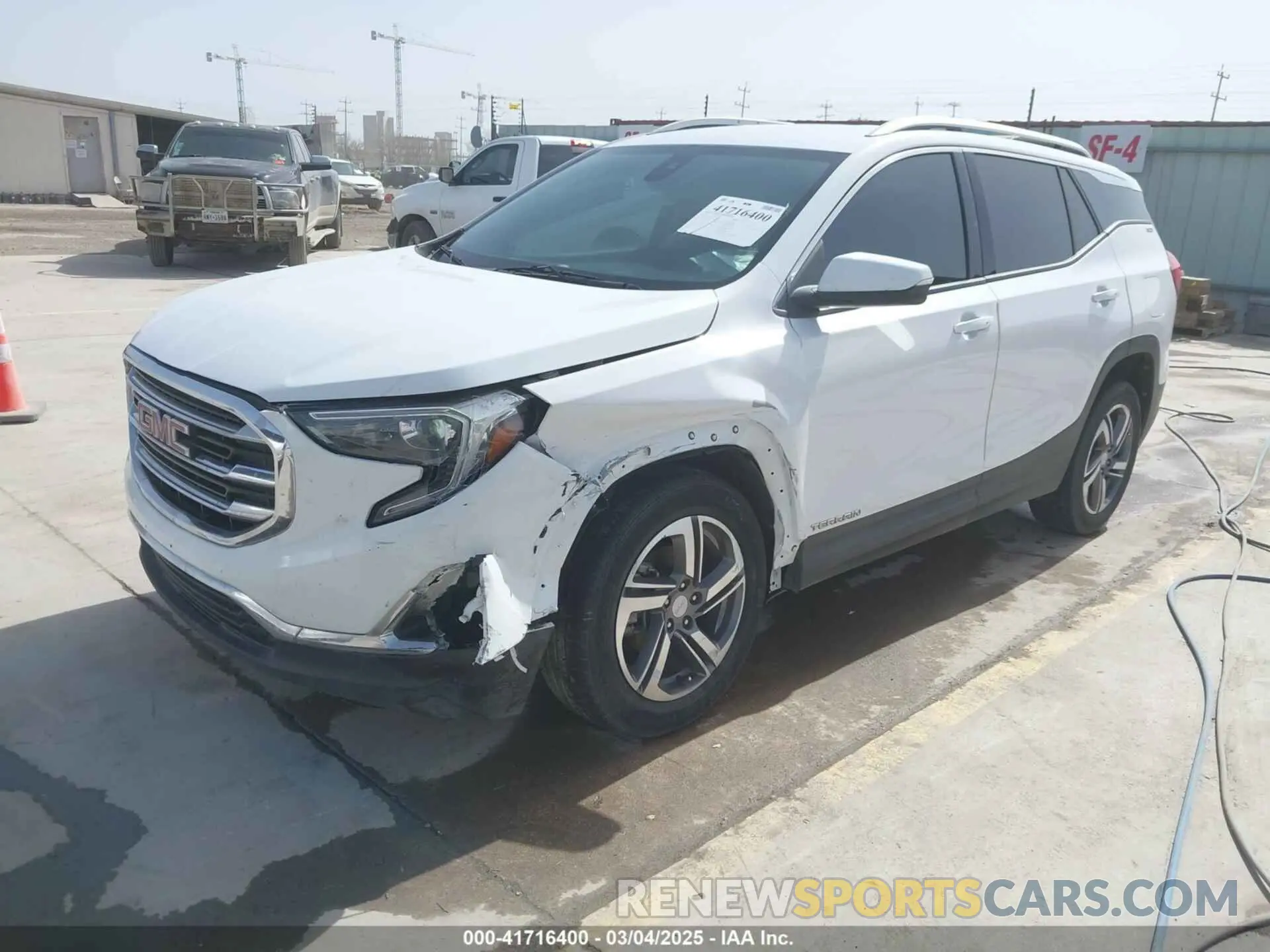 2 fotografías del automóvil dañado 3GKALVEV3KL253496 GMC TERRAIN 2019