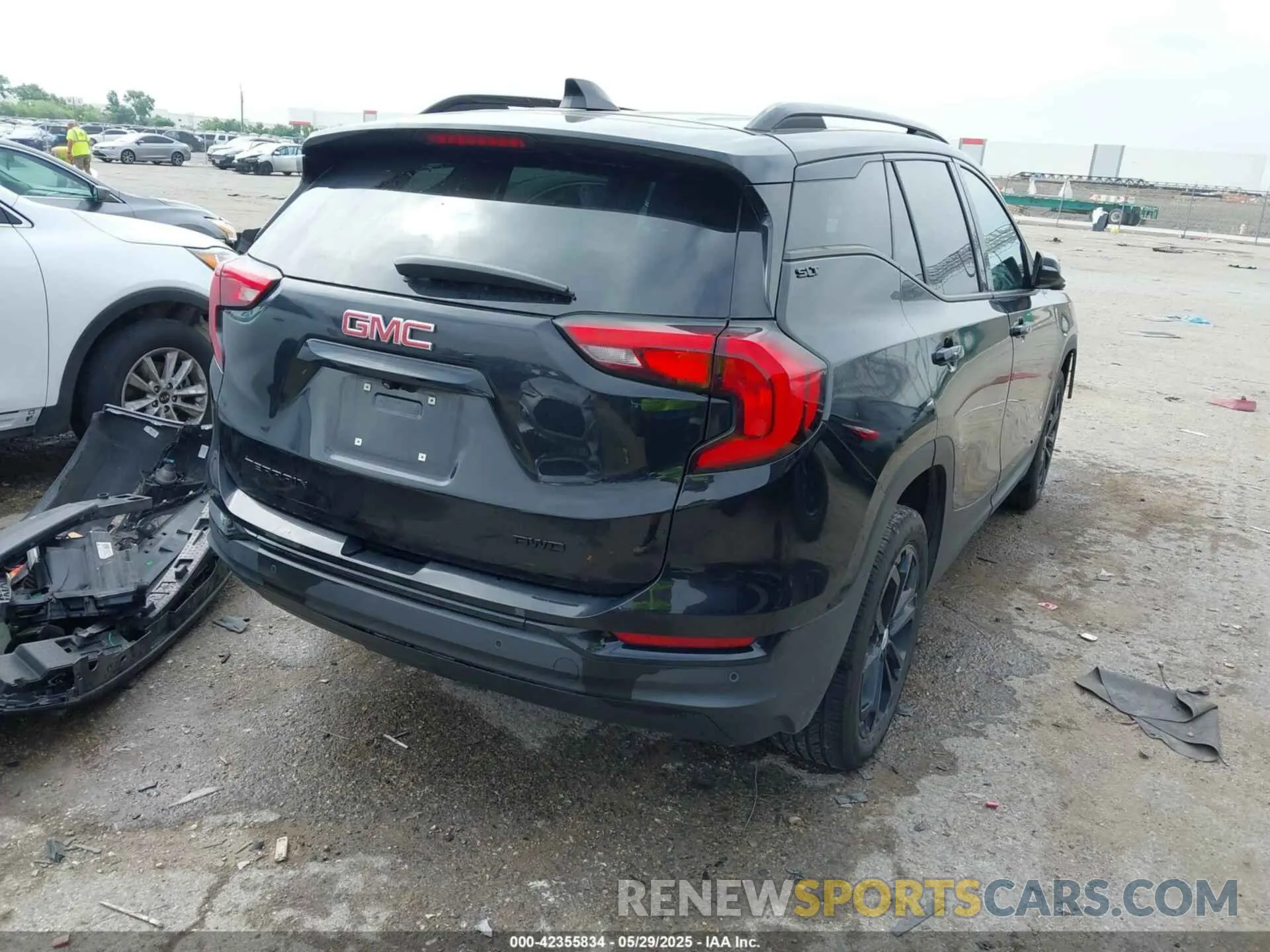 4 fotografías del automóvil dañado 3GKALVEV4KL363408 GMC TERRAIN 2019