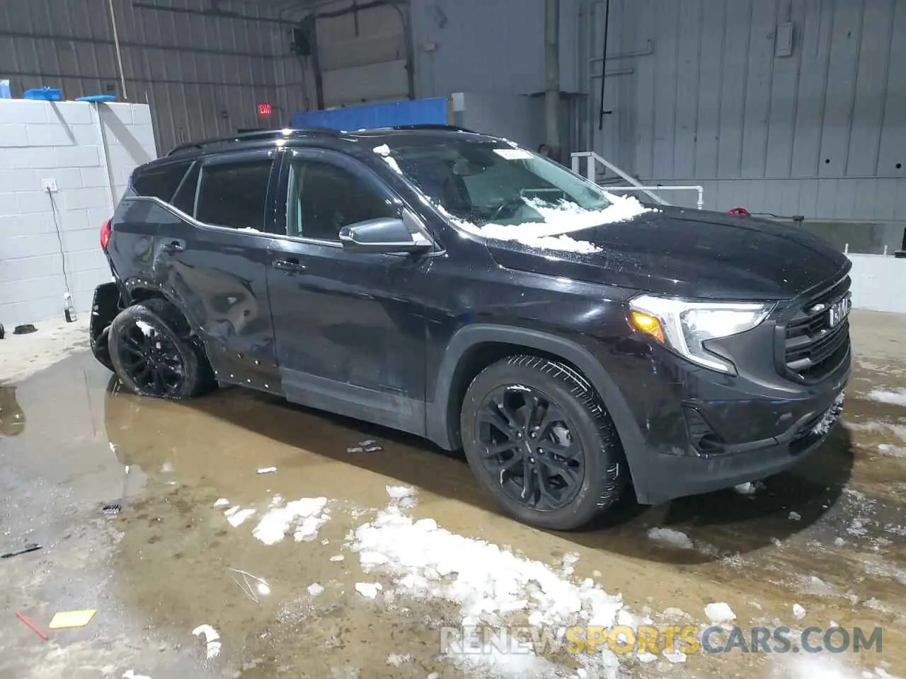 4 fotografías del automóvil dañado 3GKALVEV7KL208559 GMC TERRAIN 2019