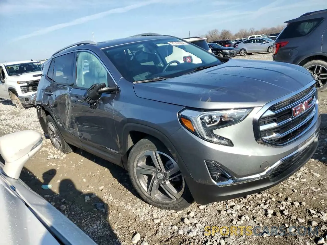 4 fotografías del automóvil dañado 3GKALVEV8KL293959 GMC TERRAIN 2019