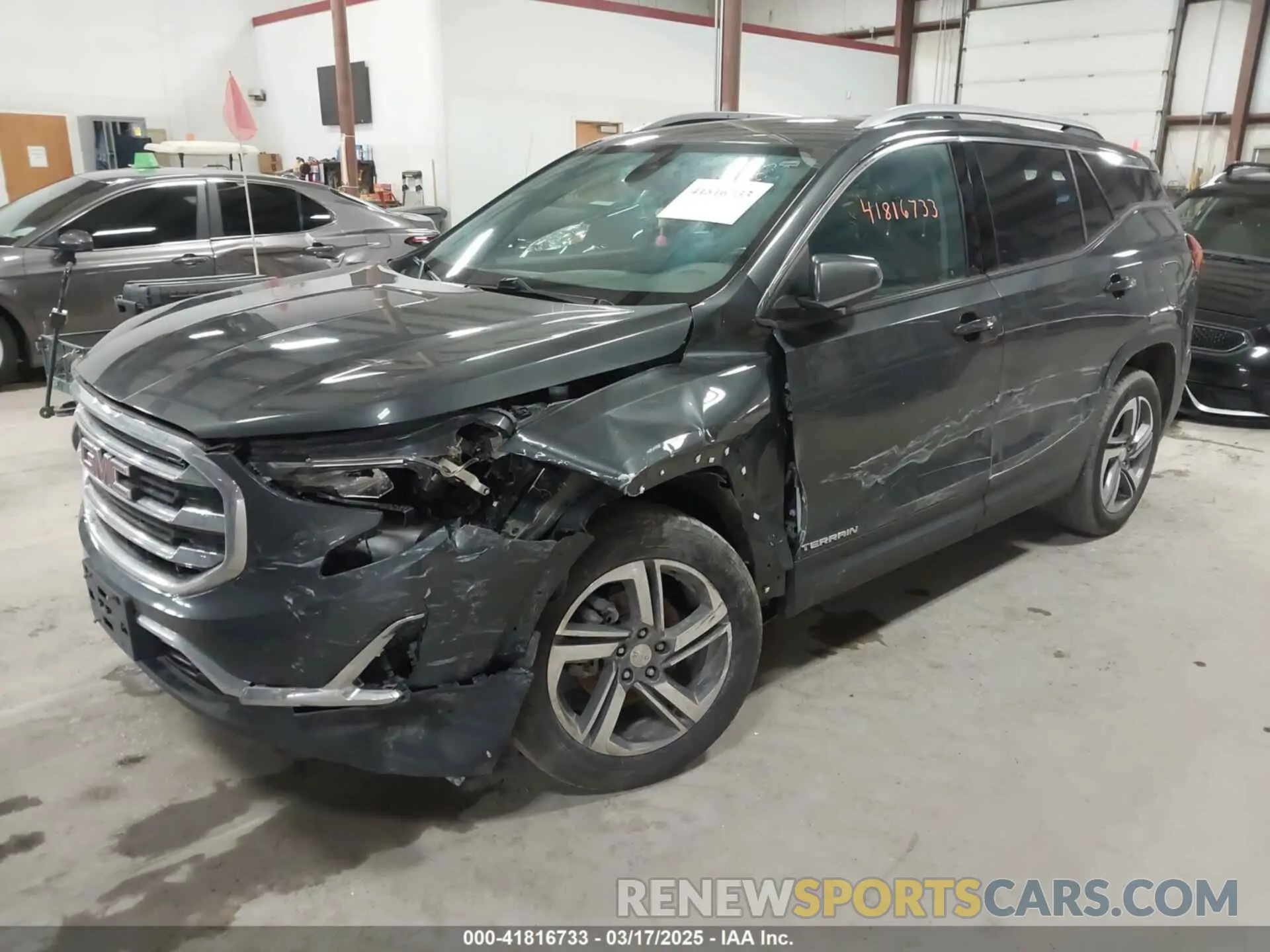 2 fotografías del automóvil dañado 3GKALVEVXKL346483 GMC TERRAIN 2019