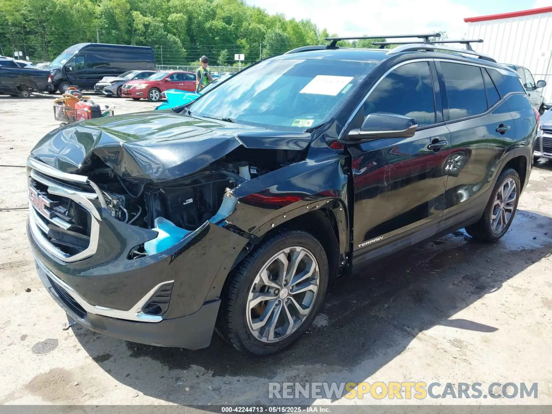 2 fotografías del automóvil dañado 3GKALVEX6KL222079 GMC TERRAIN 2019