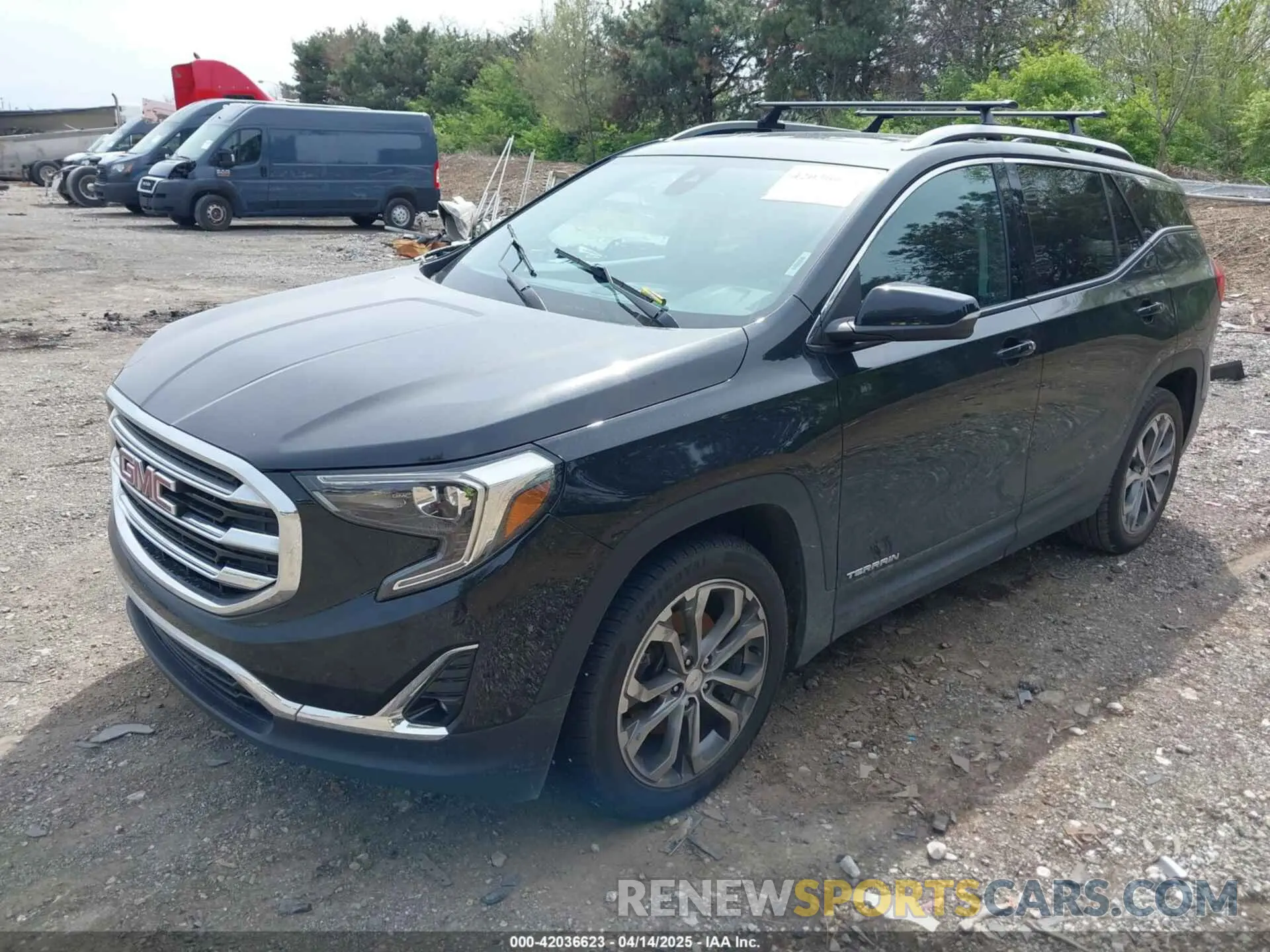 2 fotografías del automóvil dañado 3GKALVEX6KL227427 GMC TERRAIN 2019