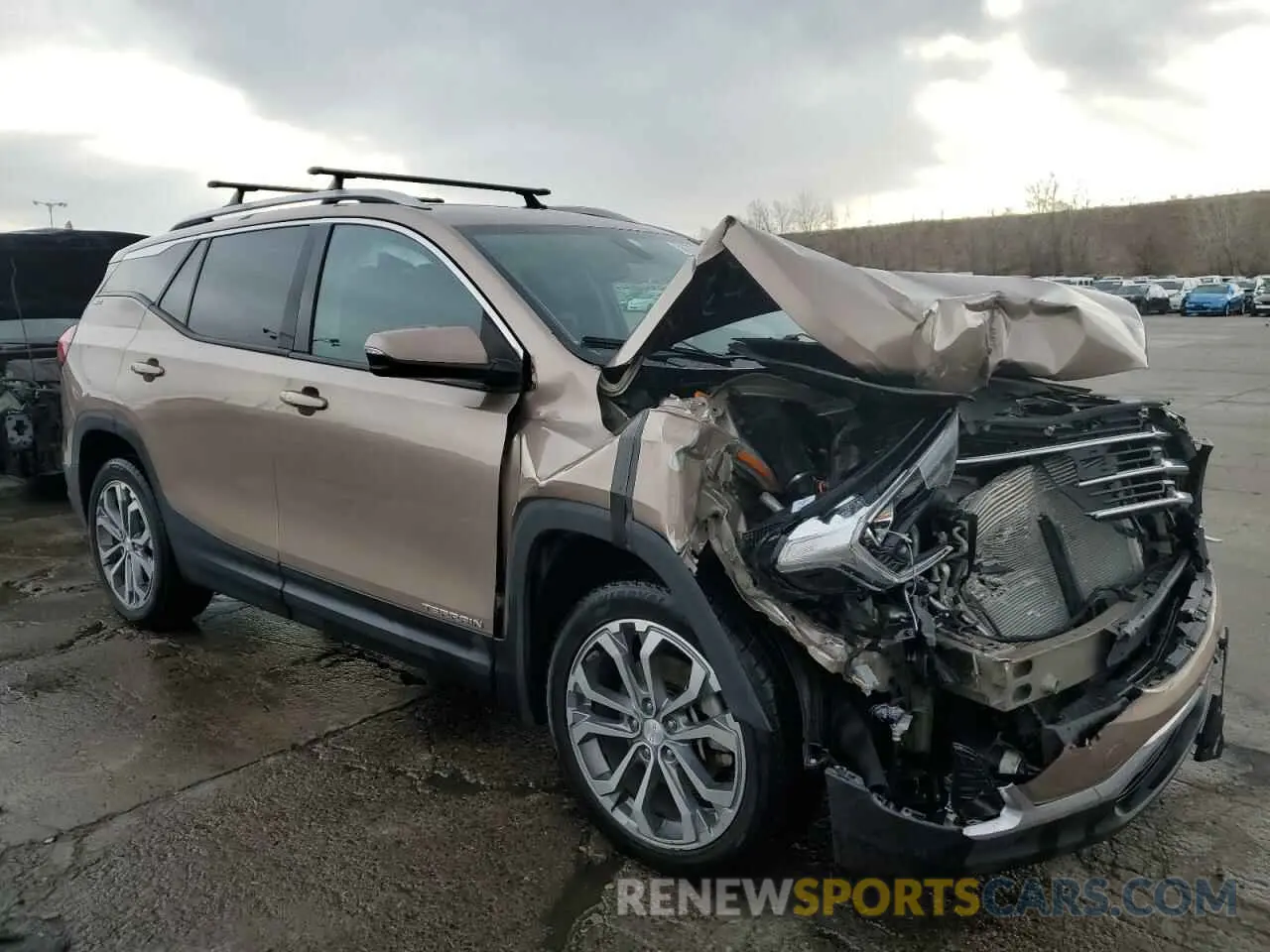 4 fotografías del automóvil dañado 3GKALVEX7KL129720 GMC TERRAIN 2019