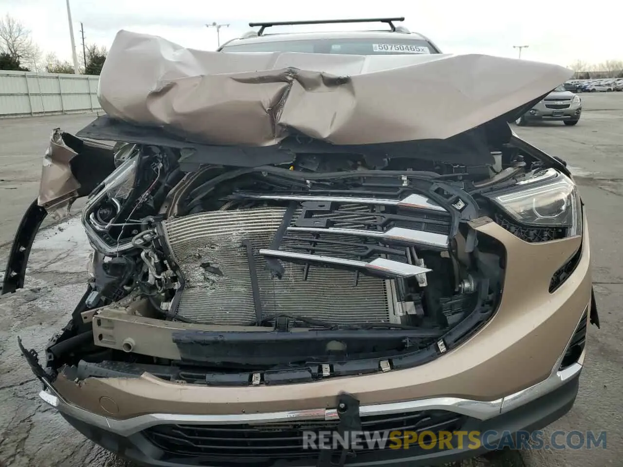 5 fotografías del automóvil dañado 3GKALVEX7KL129720 GMC TERRAIN 2019