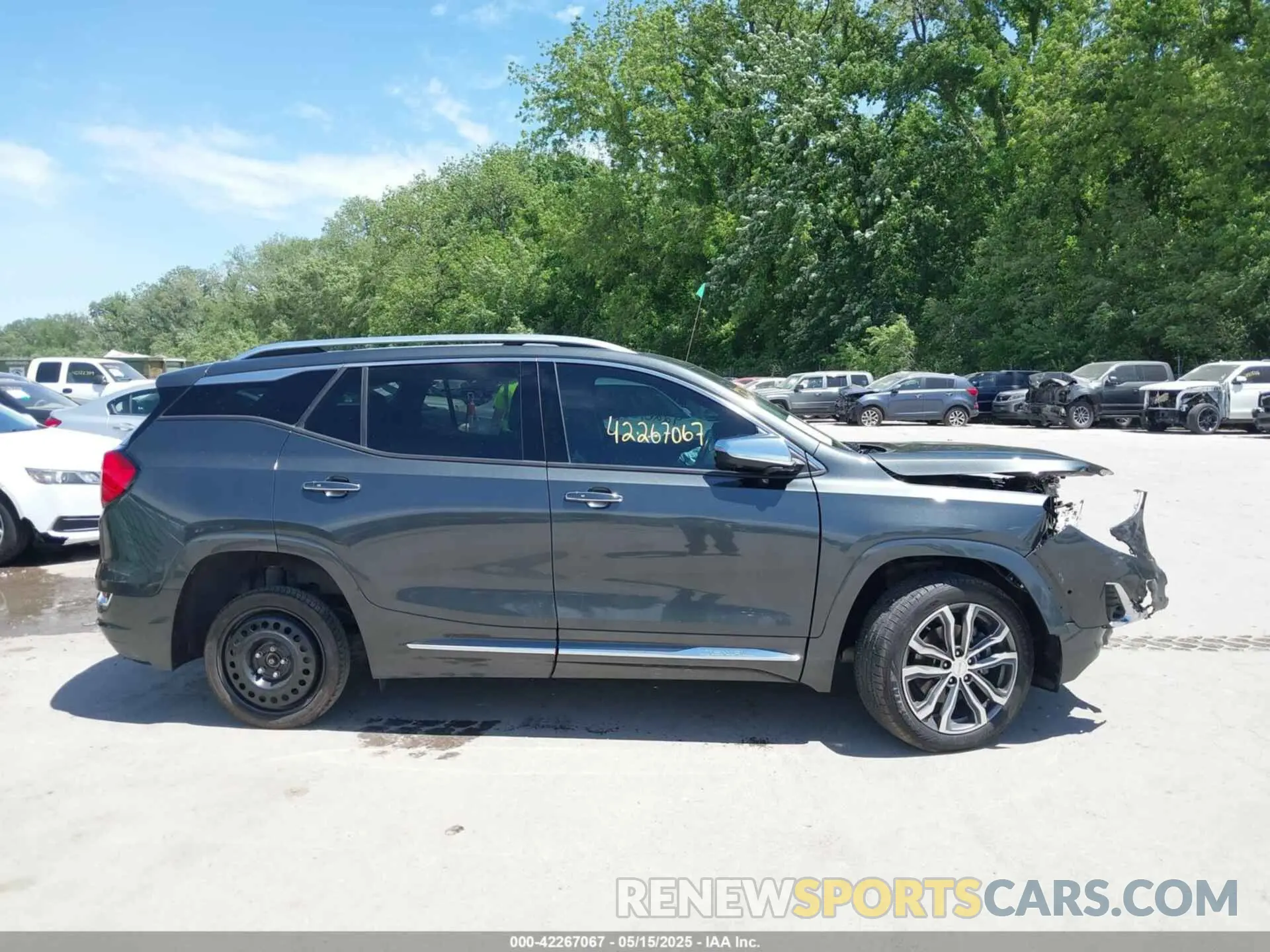 14 fotografías del automóvil dañado 3GKALXEX1KL375173 GMC TERRAIN 2019