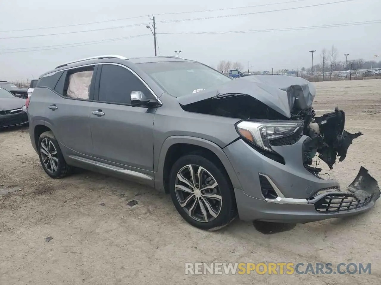 4 fotografías del automóvil dañado 3GKALXEX5KL265114 GMC TERRAIN 2019