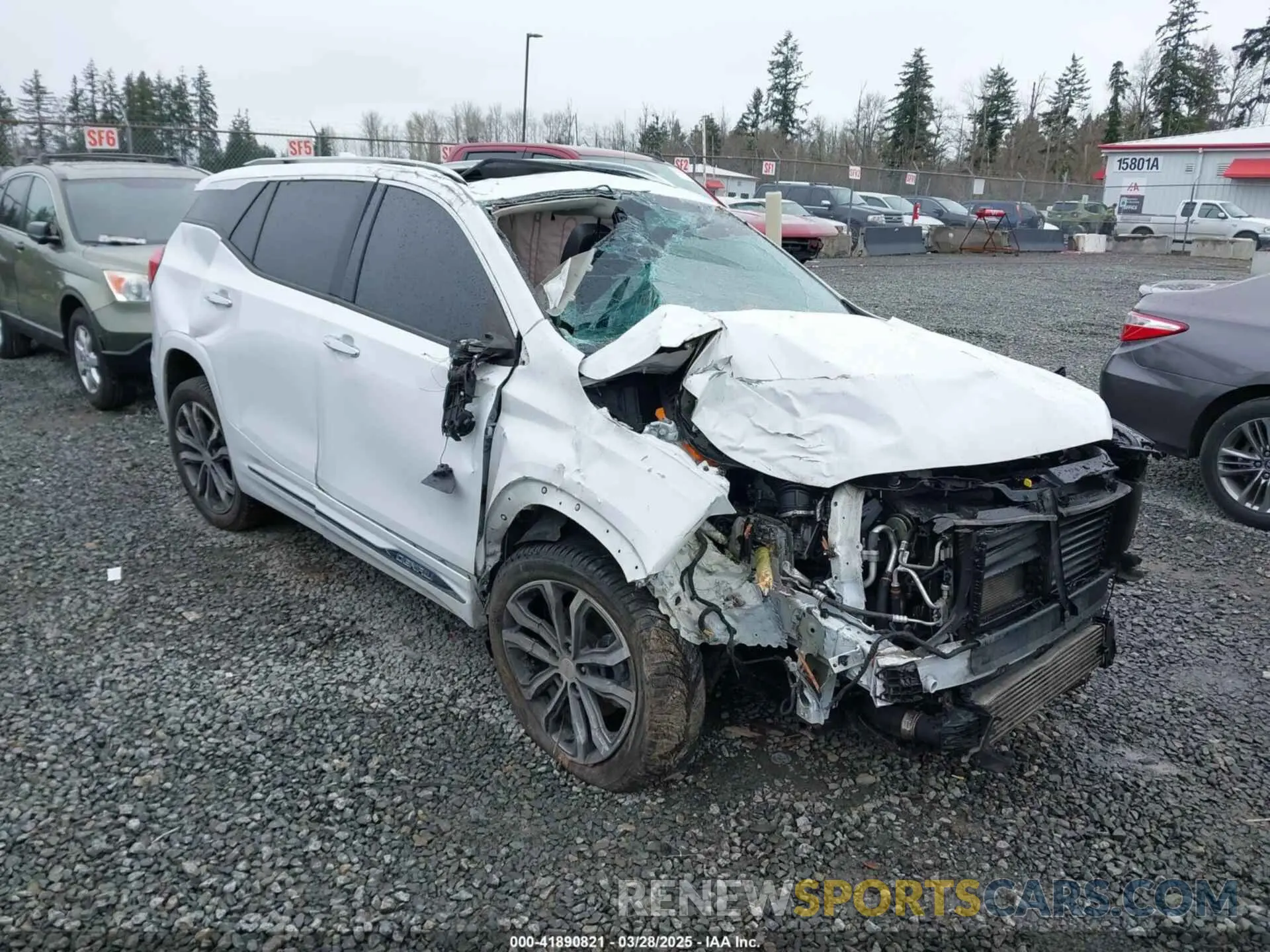 1 fotografías del automóvil dañado 3GKALXEX7KL189721 GMC TERRAIN 2019
