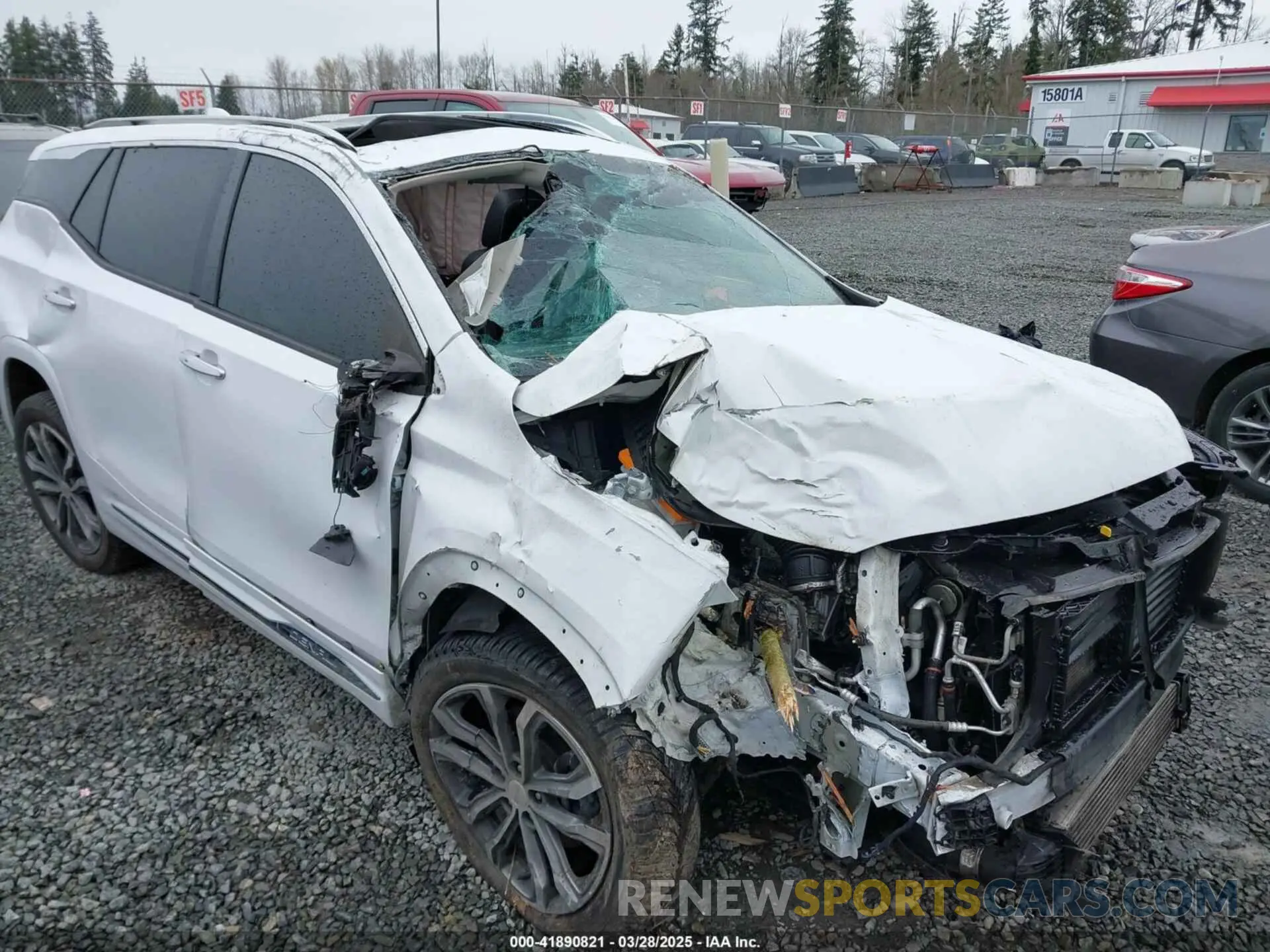 6 fotografías del automóvil dañado 3GKALXEX7KL189721 GMC TERRAIN 2019