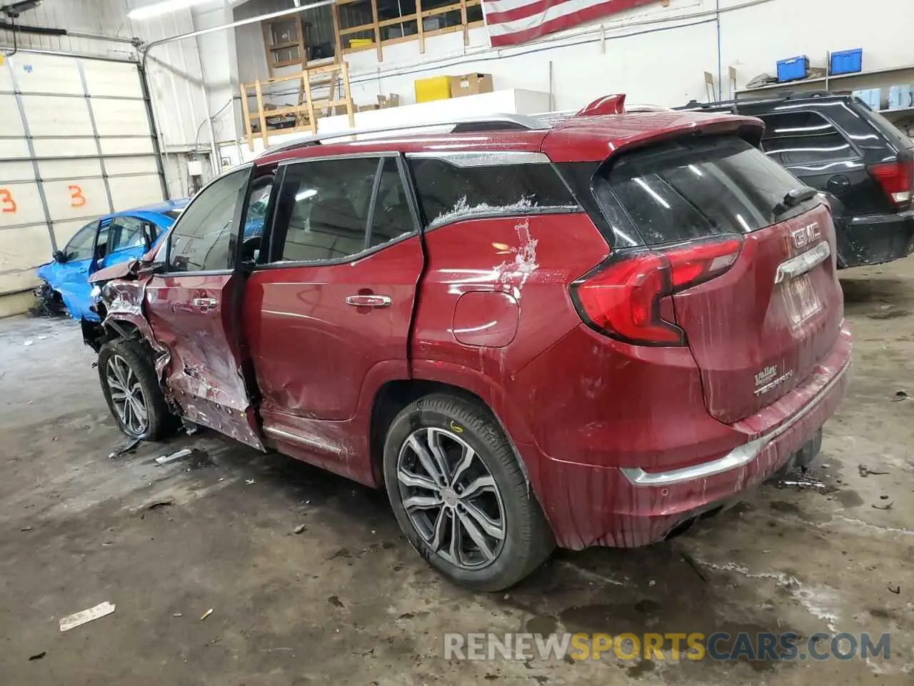2 fotografías del automóvil dañado 3GKALXEX7KL289270 GMC TERRAIN 2019