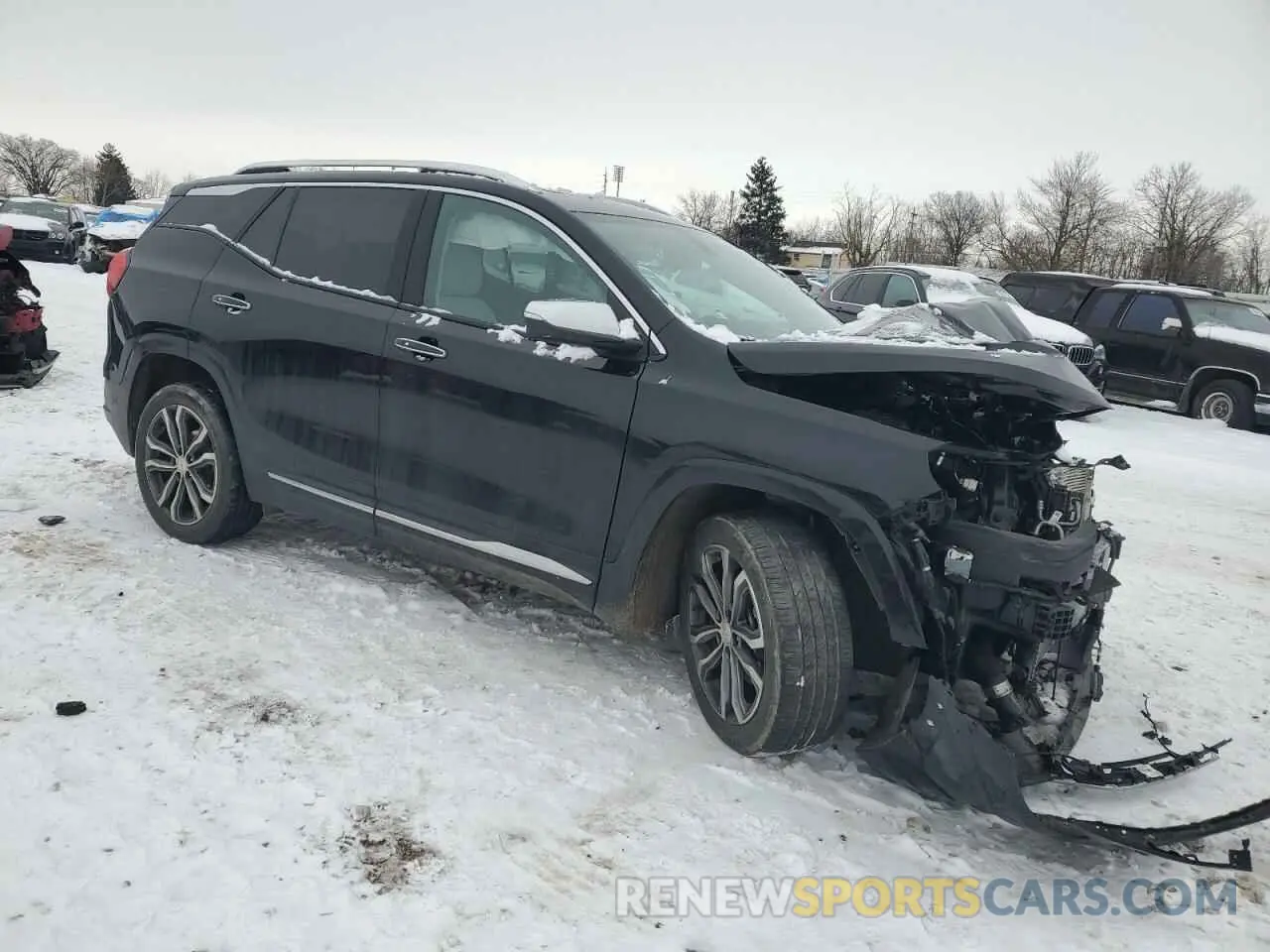 4 fotografías del automóvil dañado 3GKALXEX9KL224548 GMC TERRAIN 2019