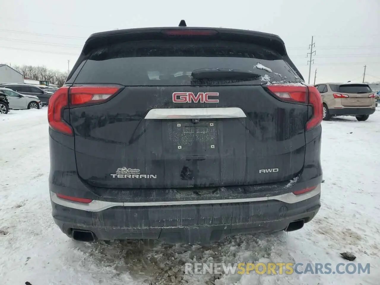 6 fotografías del automóvil dañado 3GKALXEX9KL224548 GMC TERRAIN 2019