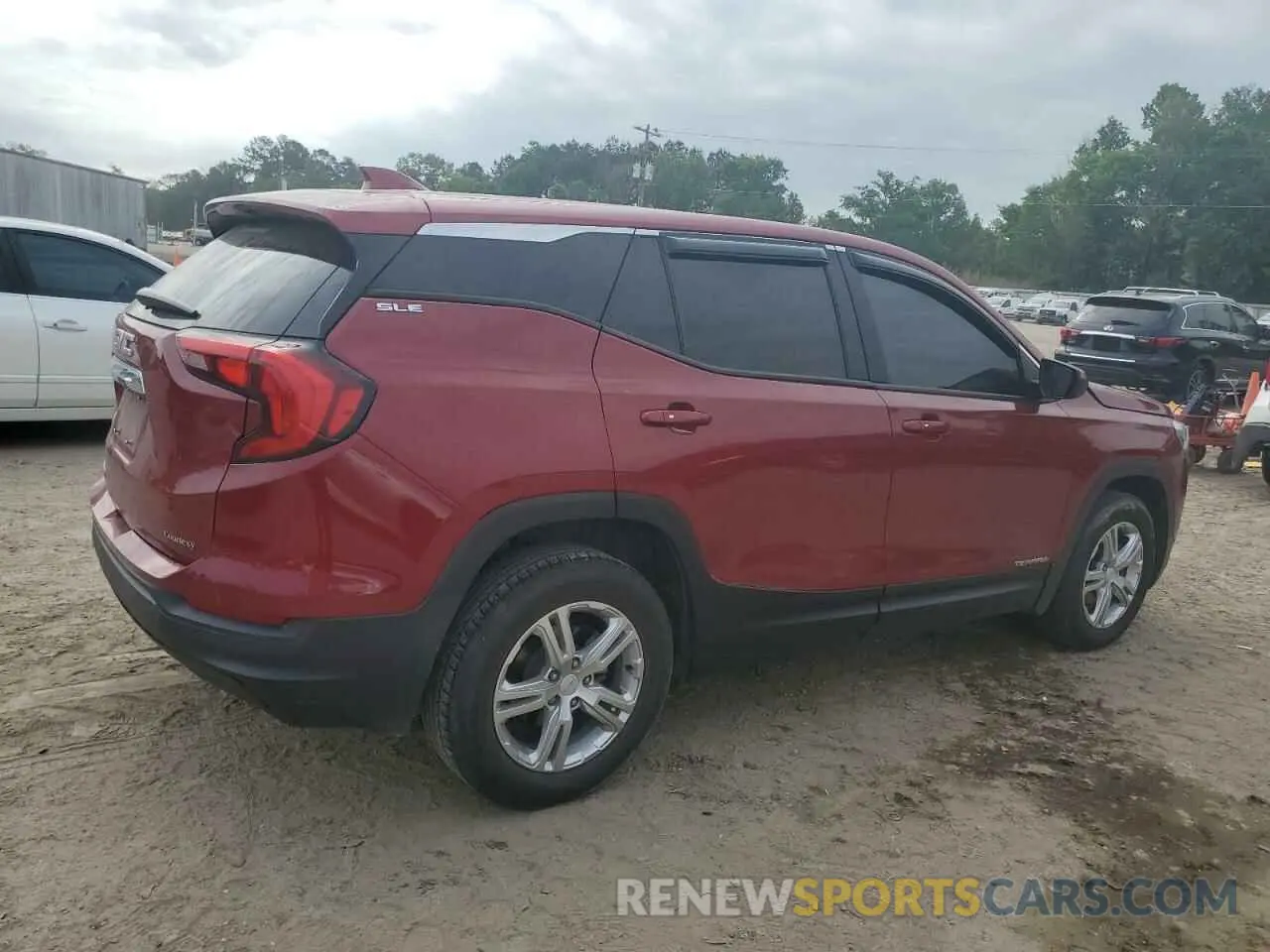 3 fotografías del automóvil dañado 3GKALMEV0LL158793 GMC TERRAIN 2020