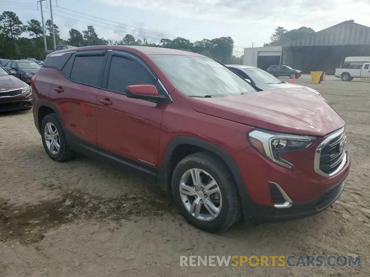 4 fotografías del automóvil dañado 3GKALMEV0LL158793 GMC TERRAIN 2020