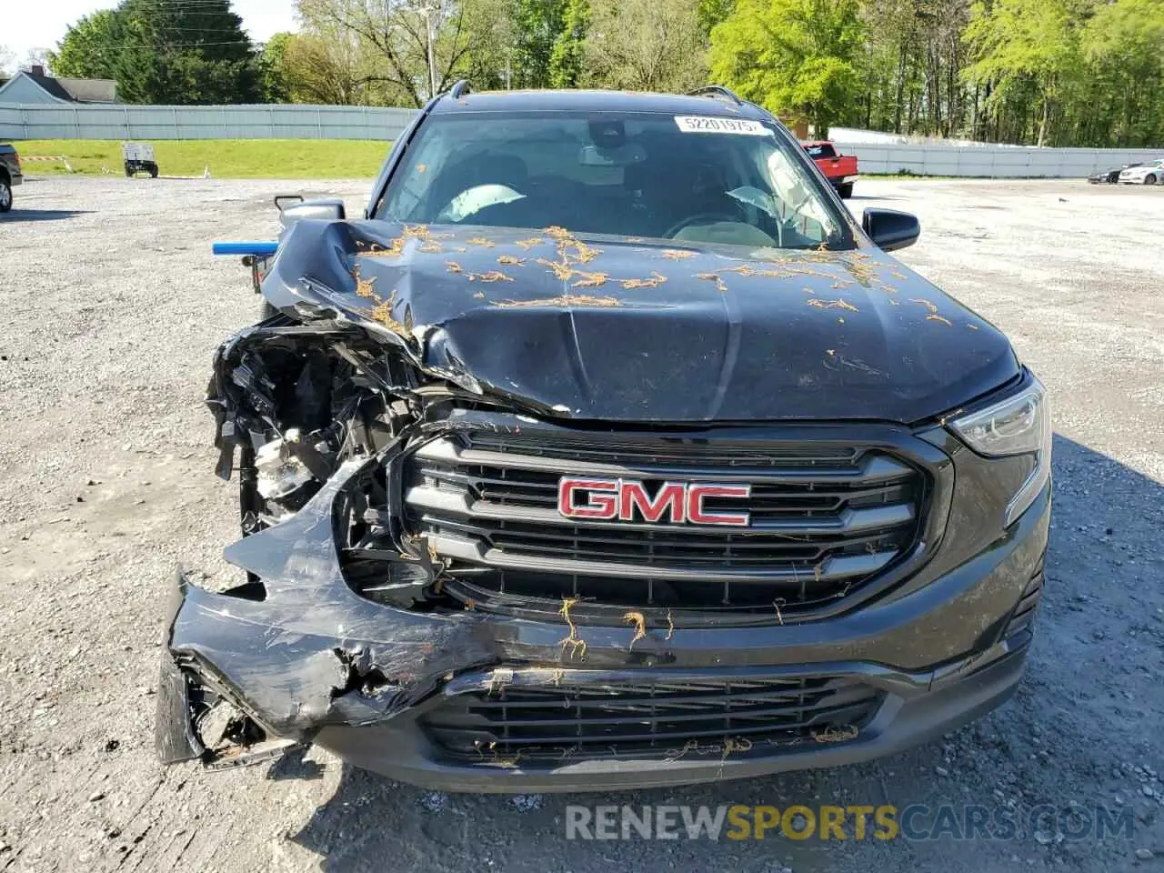 5 fotografías del automóvil dañado 3GKALMEV0LL179840 GMC TERRAIN 2020
