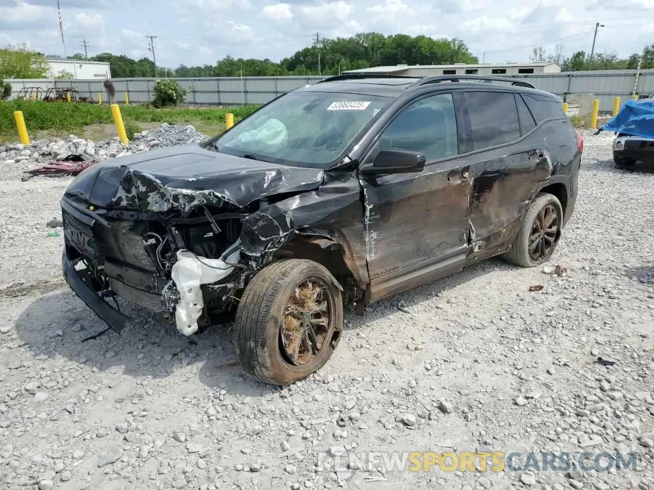 1 fotografías del automóvil dañado 3GKALMEV0LL188750 GMC TERRAIN 2020