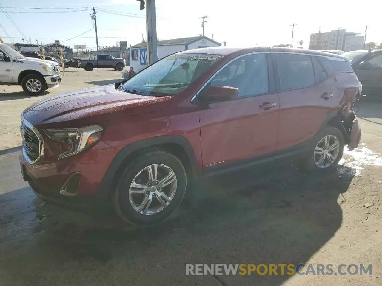 1 fotografías del automóvil dañado 3GKALMEV0LL238207 GMC TERRAIN 2020