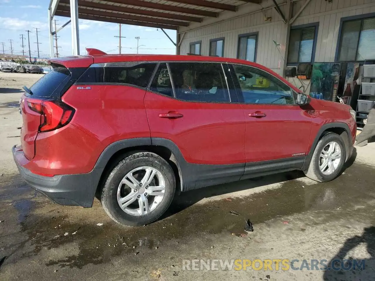 3 fotografías del automóvil dañado 3GKALMEV0LL238207 GMC TERRAIN 2020