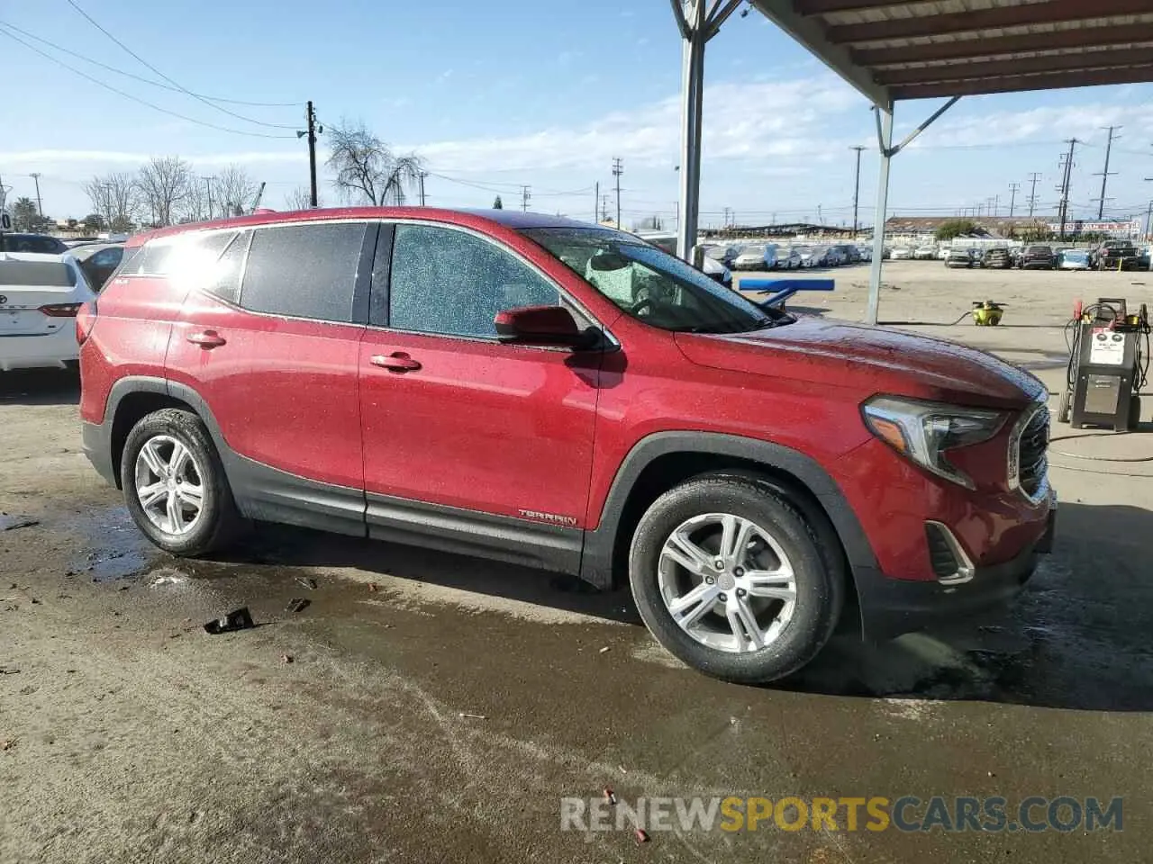 4 fotografías del automóvil dañado 3GKALMEV0LL238207 GMC TERRAIN 2020