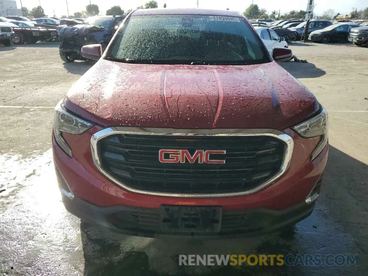 5 fotografías del automóvil dañado 3GKALMEV0LL238207 GMC TERRAIN 2020