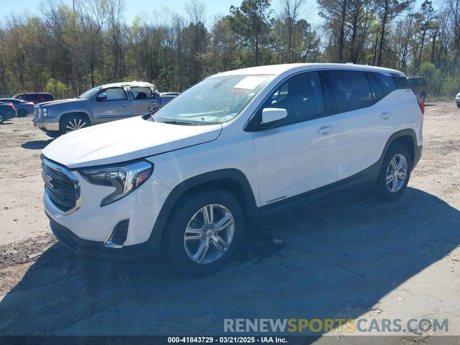 2 fotografías del automóvil dañado 3GKALMEV1LL224087 GMC TERRAIN 2020