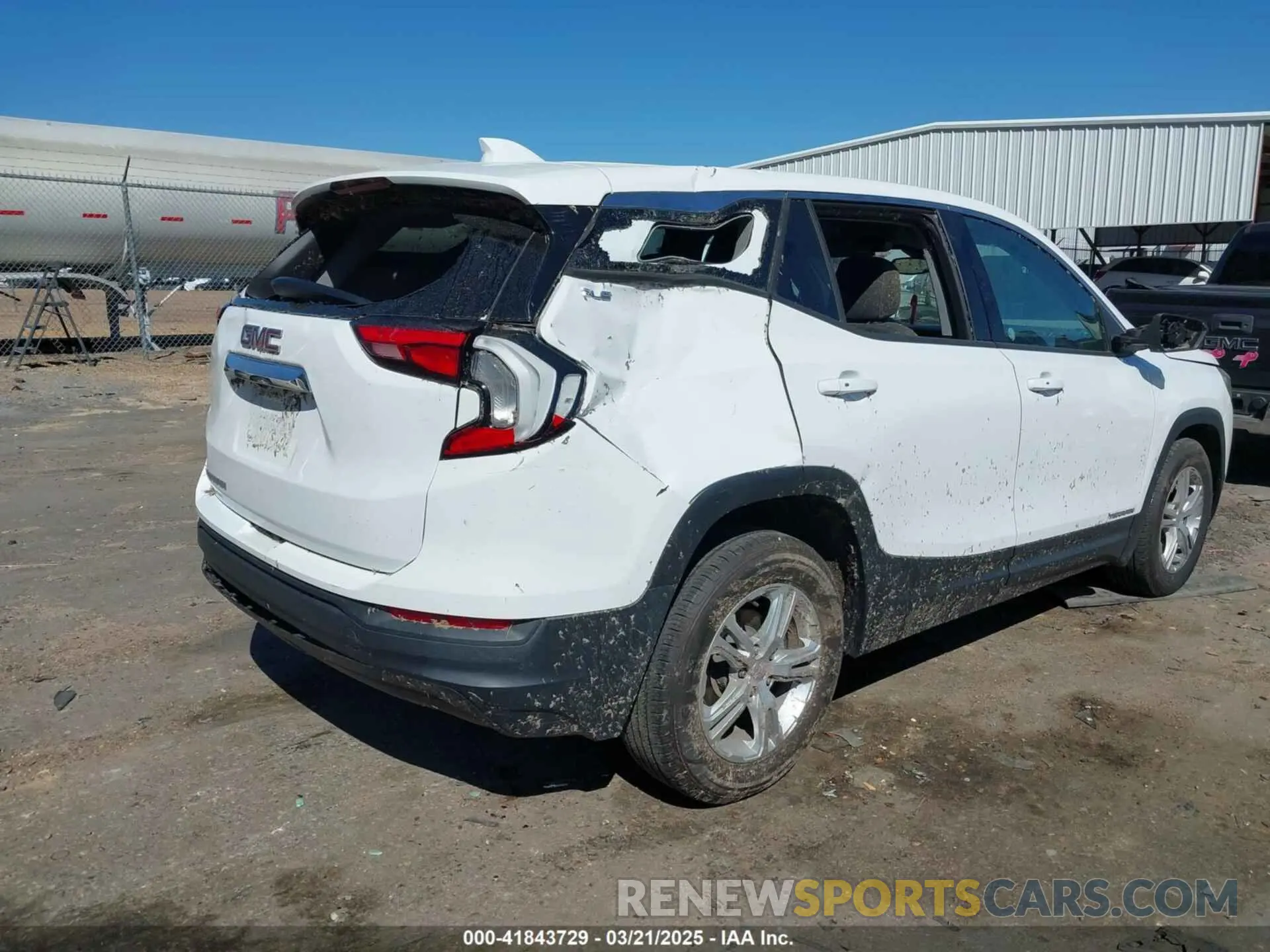 6 fotografías del automóvil dañado 3GKALMEV1LL224087 GMC TERRAIN 2020