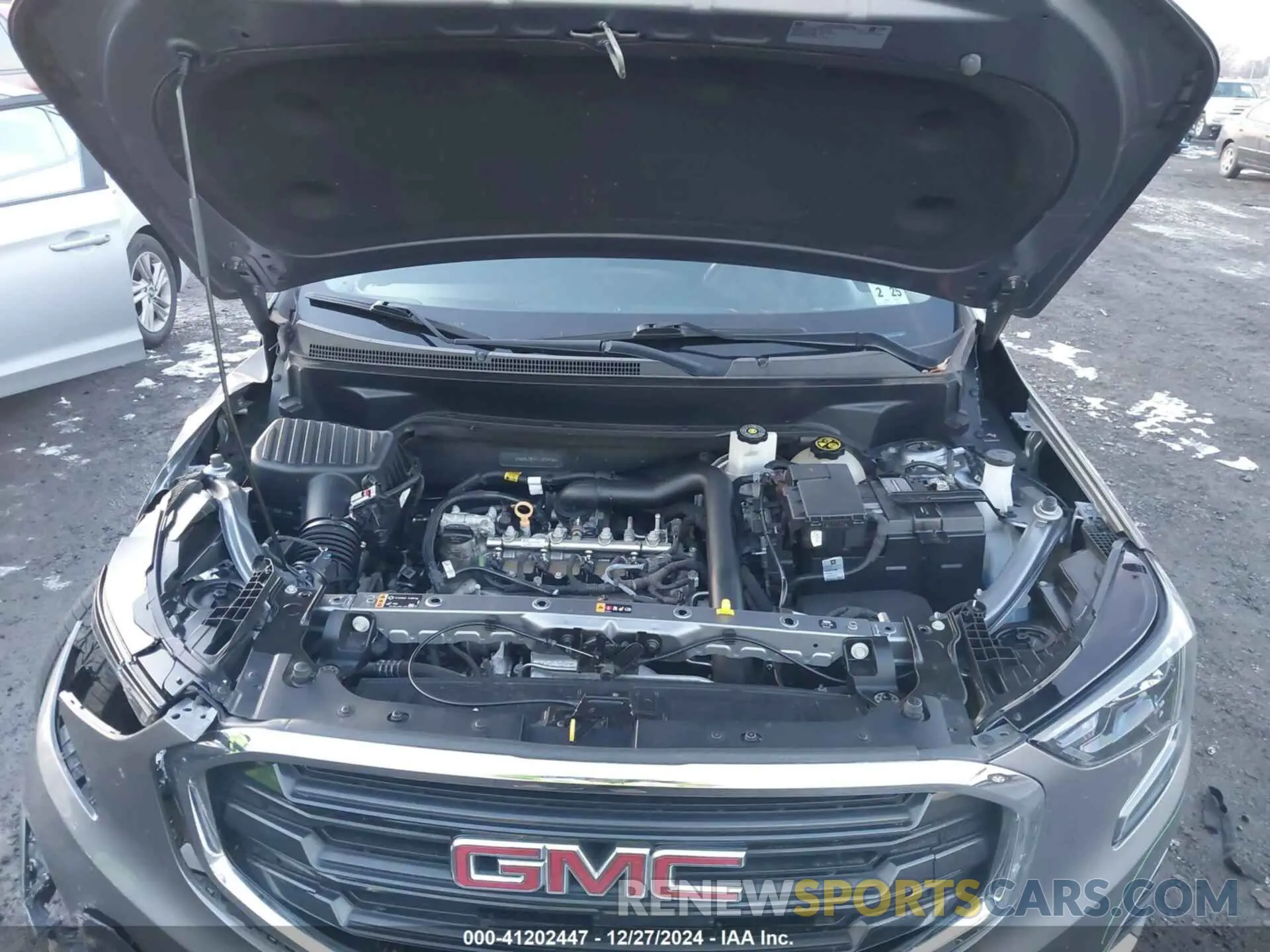 10 fotografías del automóvil dañado 3GKALMEV1LL233436 GMC TERRAIN 2020