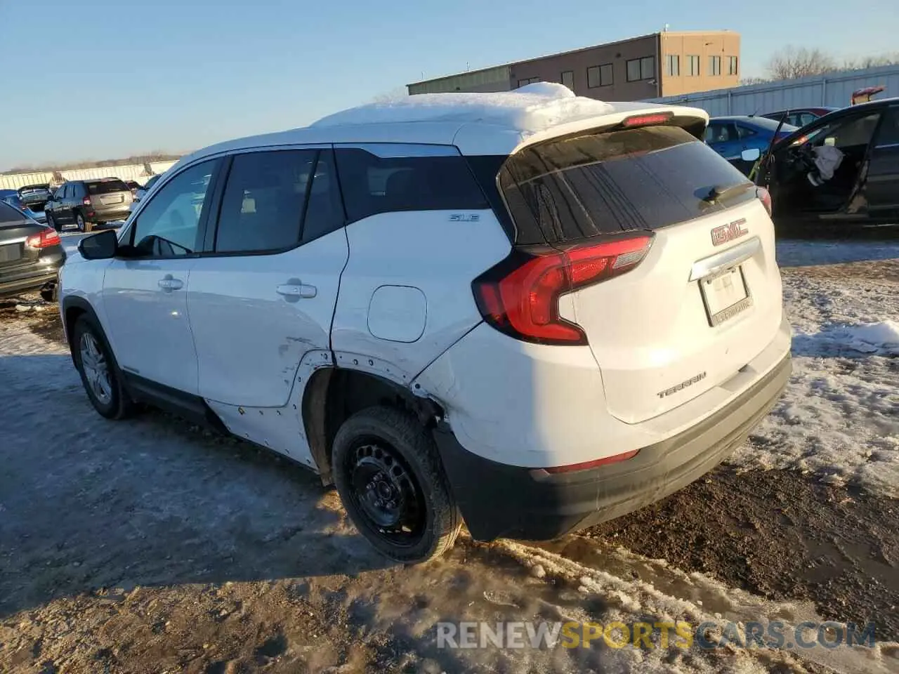 2 fotografías del automóvil dañado 3GKALMEV1LL288601 GMC TERRAIN 2020