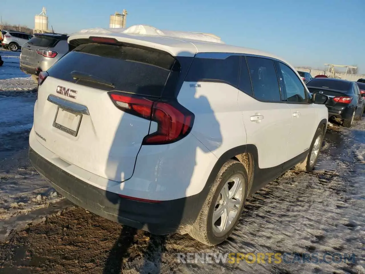 3 fotografías del automóvil dañado 3GKALMEV1LL288601 GMC TERRAIN 2020