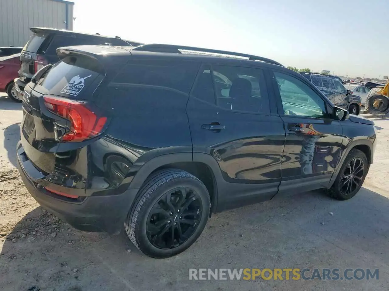 3 fotografías del automóvil dañado 3GKALMEV2LL296240 GMC TERRAIN 2020