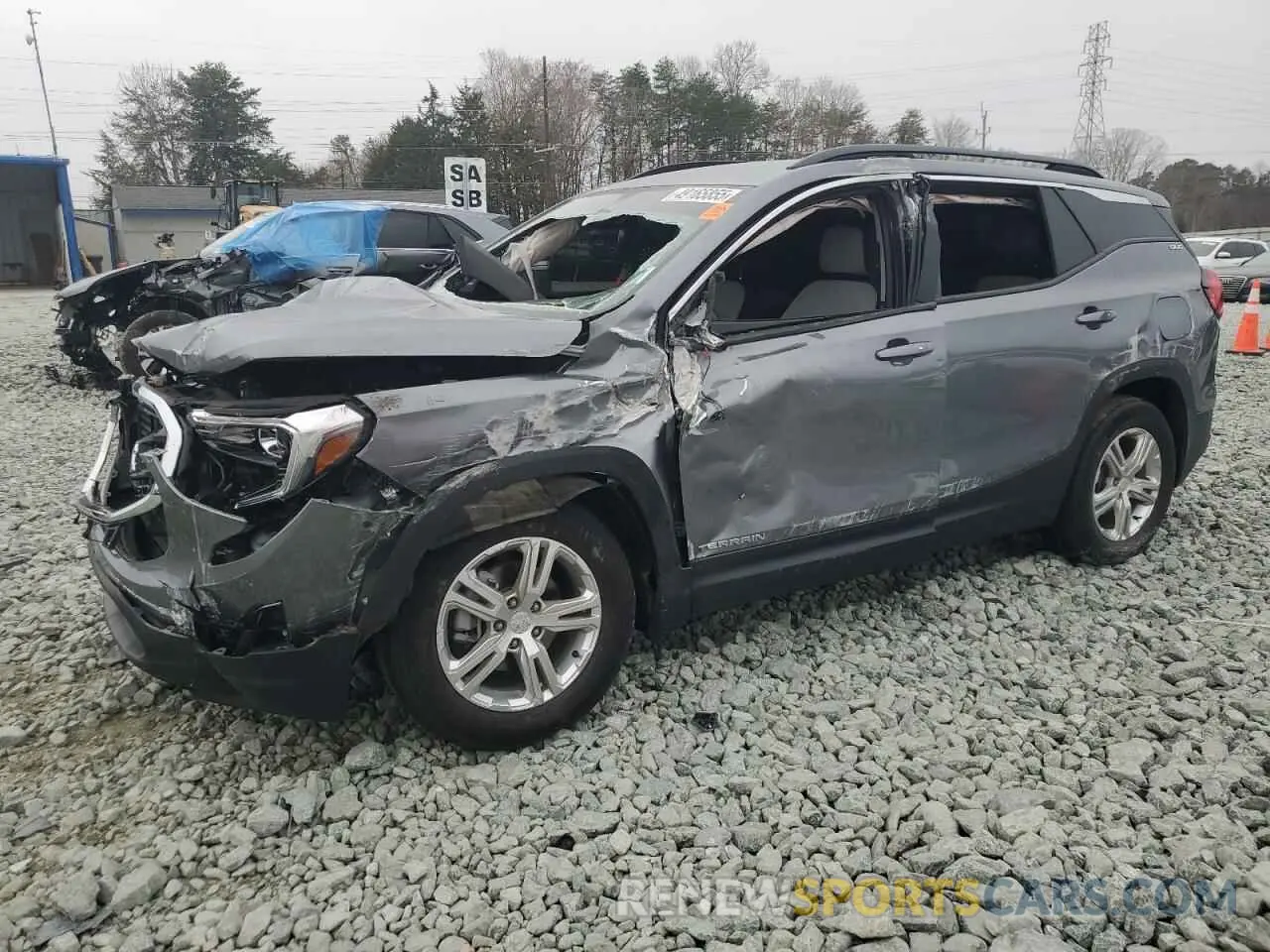 1 fotografías del automóvil dañado 3GKALMEV2LL334484 GMC TERRAIN 2020