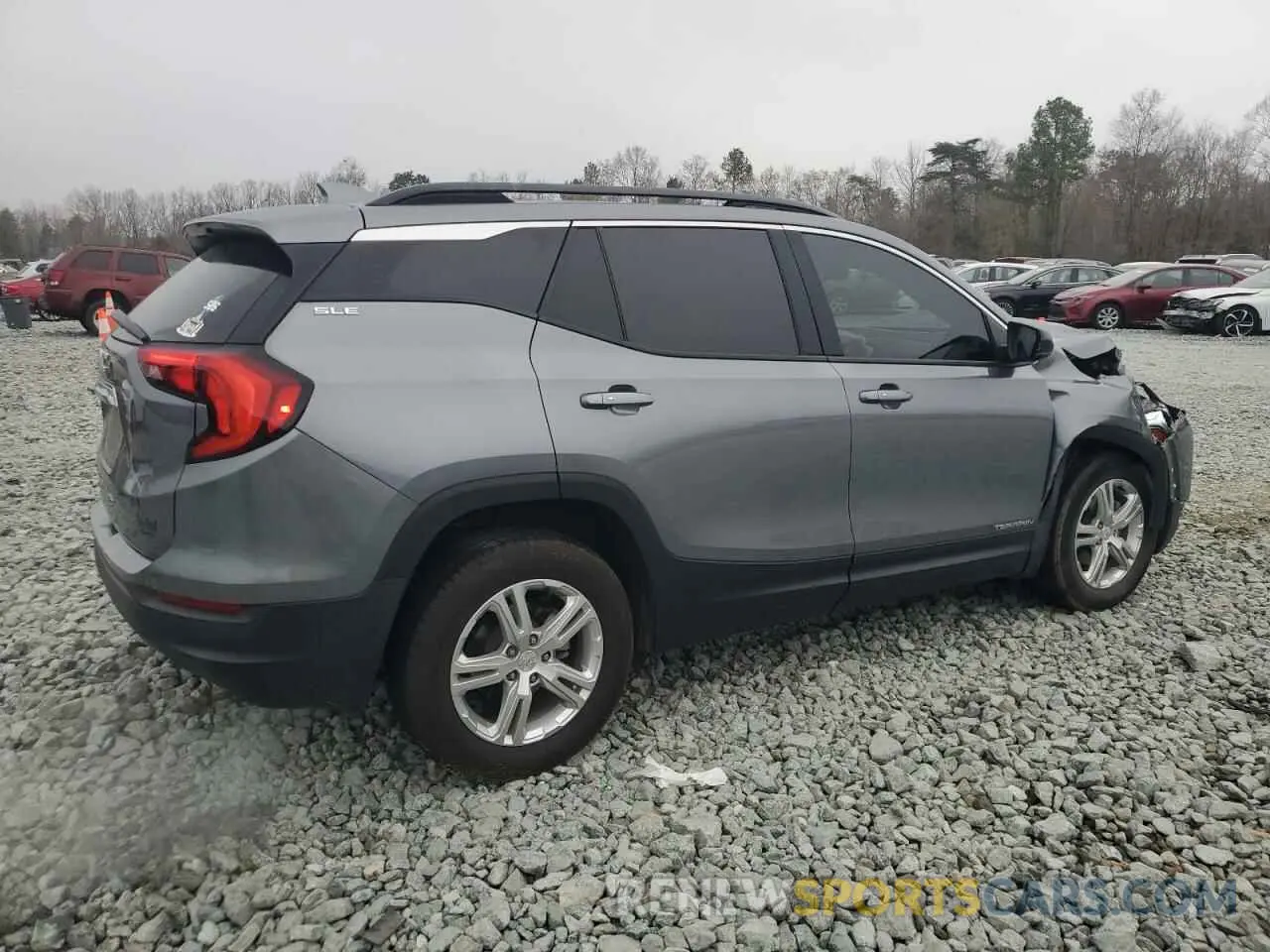 3 fotografías del automóvil dañado 3GKALMEV2LL334484 GMC TERRAIN 2020
