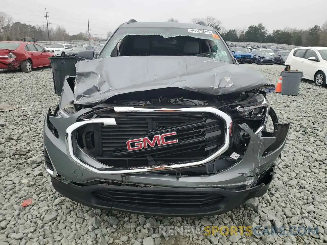 5 fotografías del automóvil dañado 3GKALMEV2LL334484 GMC TERRAIN 2020