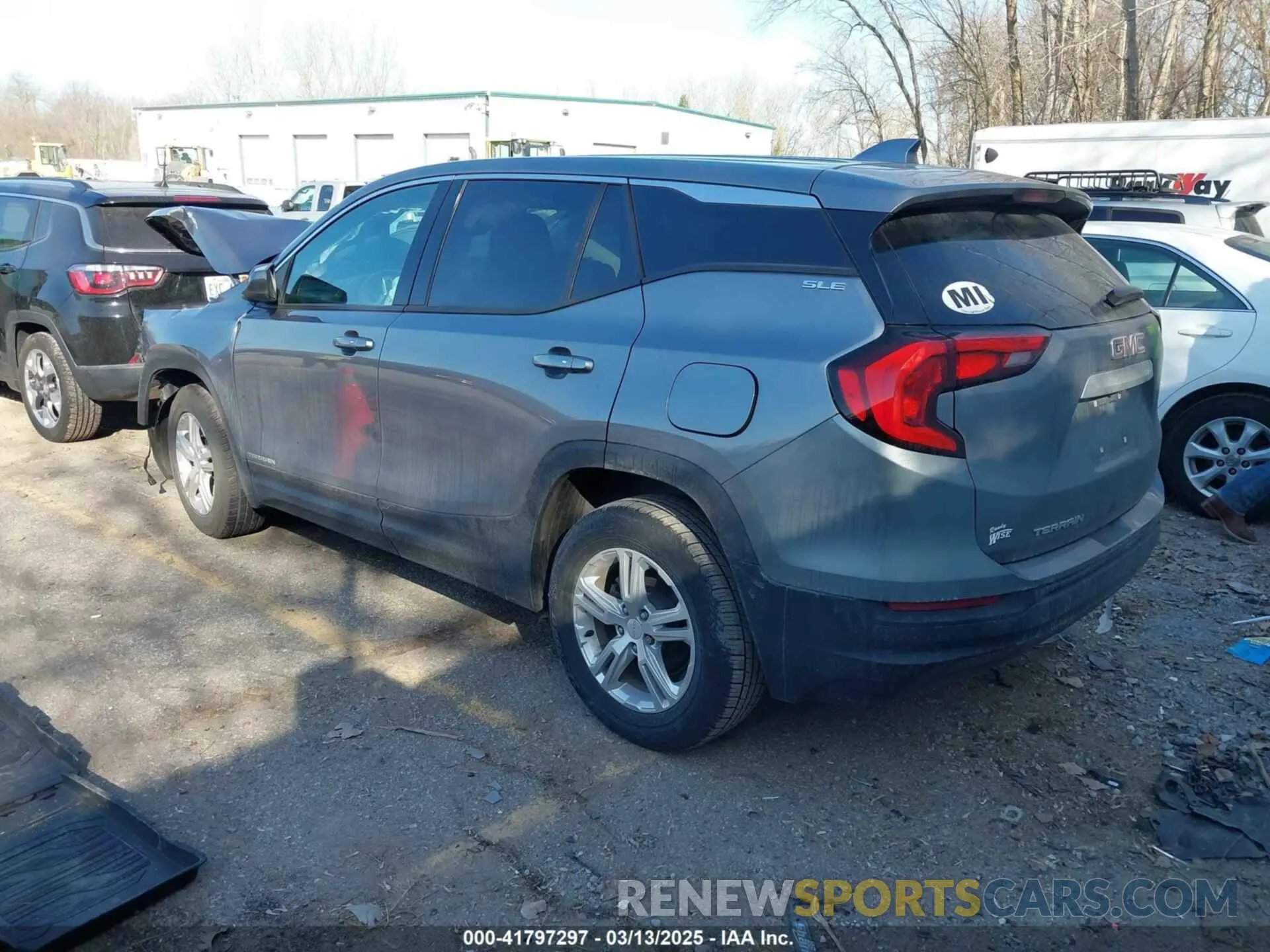 3 fotografías del automóvil dañado 3GKALMEV3LL174261 GMC TERRAIN 2020
