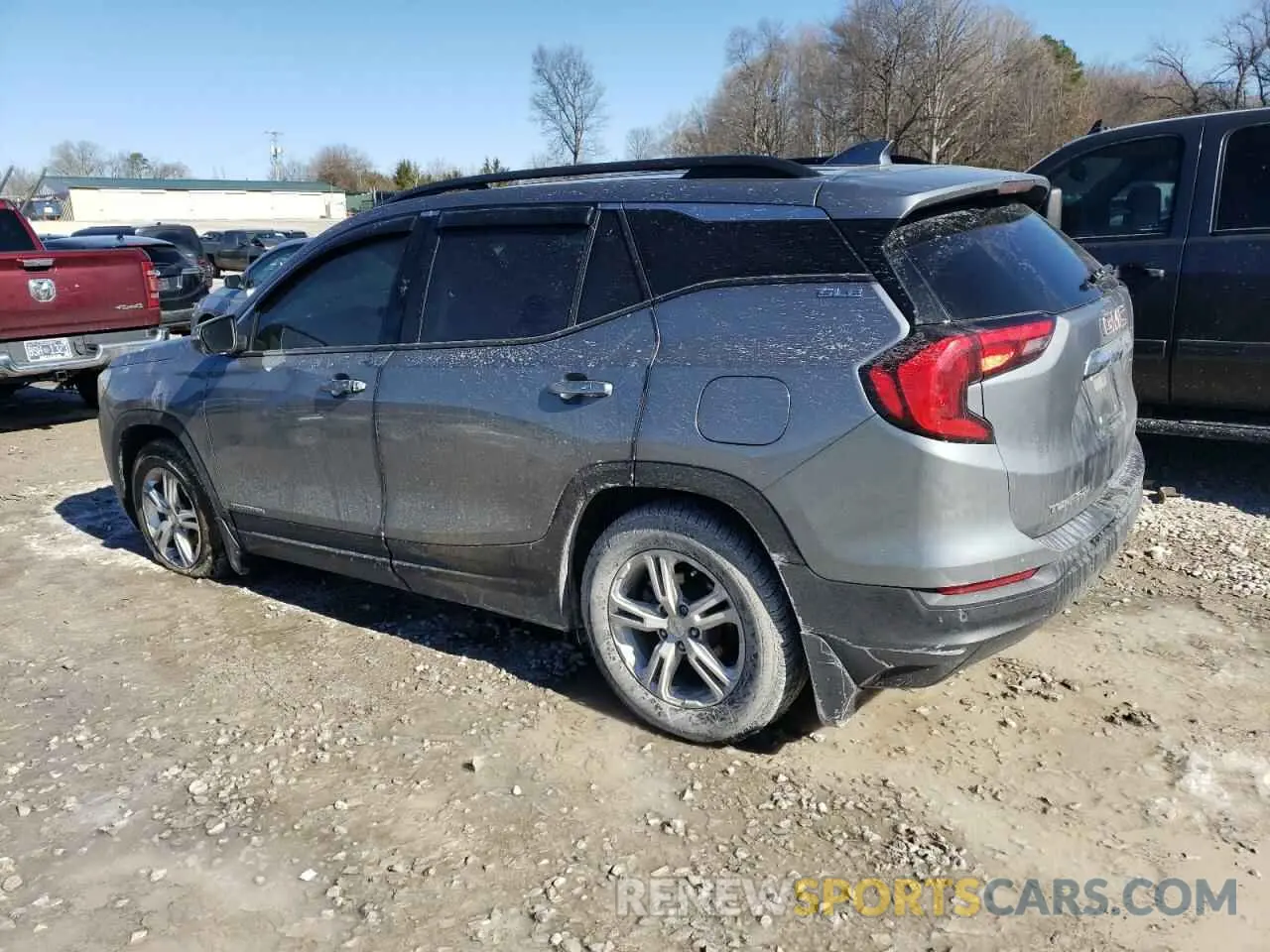 2 fotografías del automóvil dañado 3GKALMEV3LL203614 GMC TERRAIN 2020
