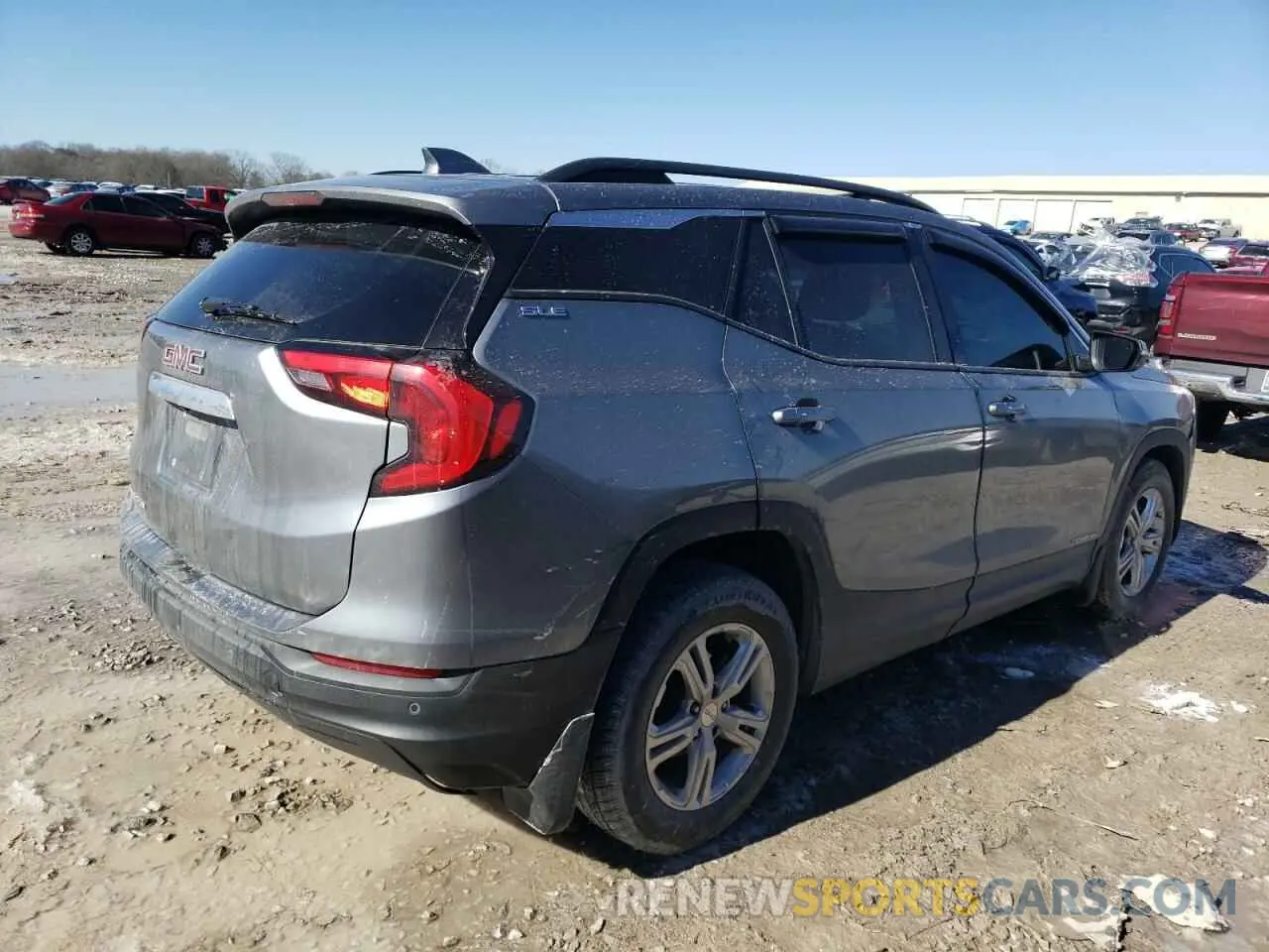 3 fotografías del automóvil dañado 3GKALMEV3LL203614 GMC TERRAIN 2020