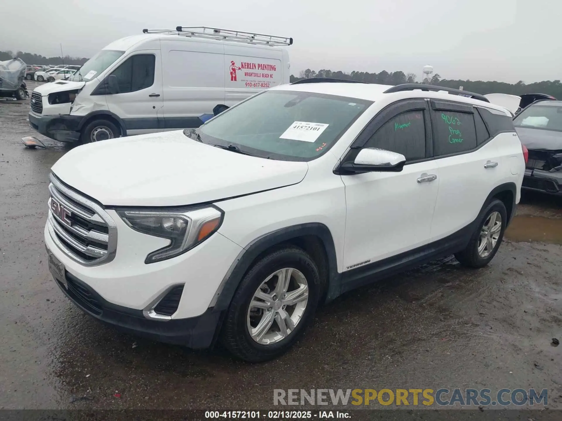 2 fotografías del automóvil dañado 3GKALMEV3LL210420 GMC TERRAIN 2020
