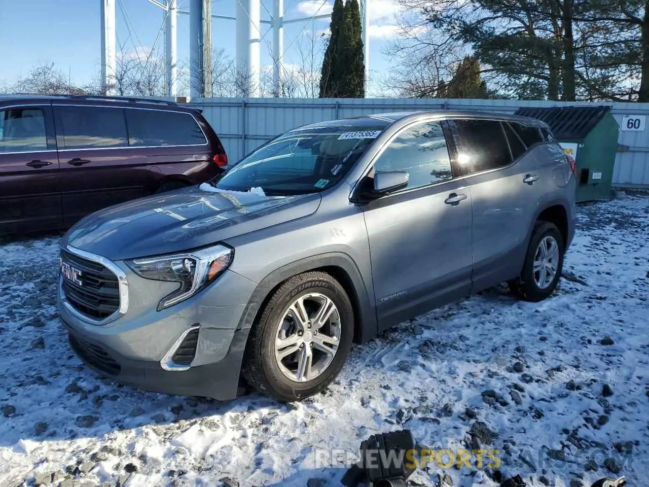 1 fotografías del automóvil dañado 3GKALMEV4LL215707 GMC TERRAIN 2020