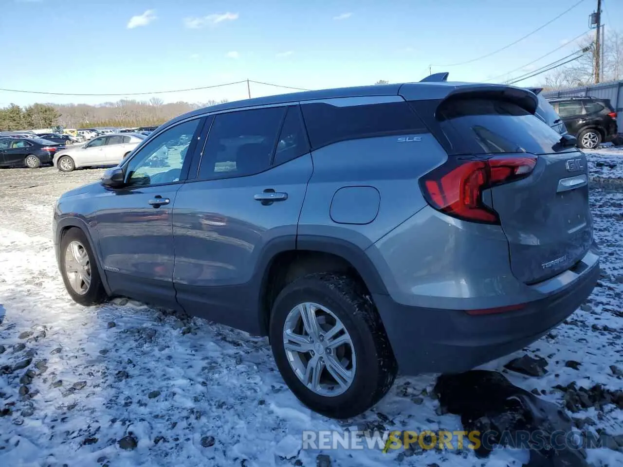 2 fotografías del automóvil dañado 3GKALMEV4LL215707 GMC TERRAIN 2020