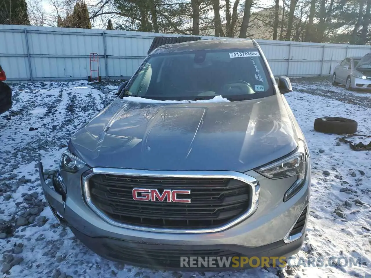 5 fotografías del automóvil dañado 3GKALMEV4LL215707 GMC TERRAIN 2020