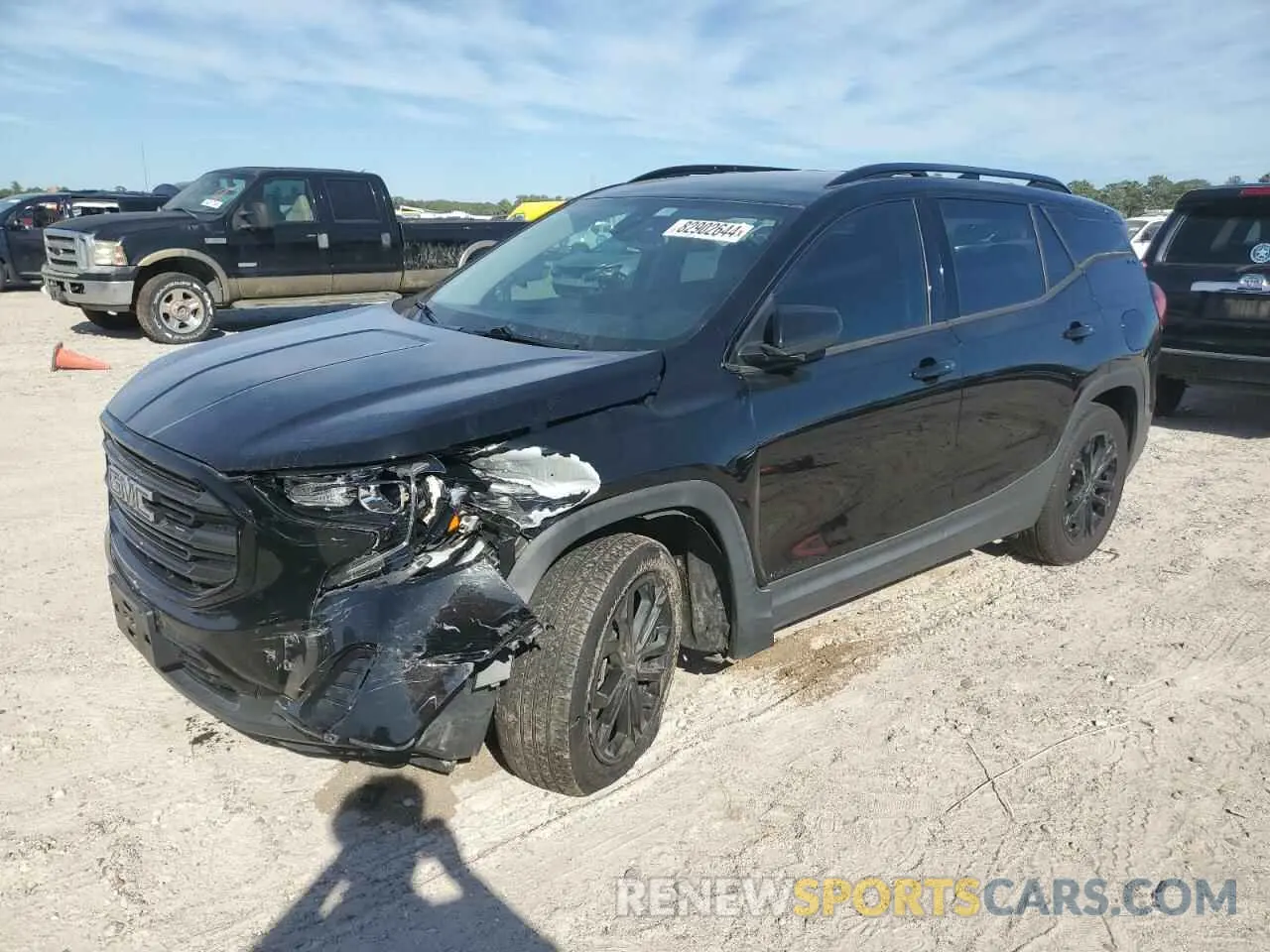 1 fotografías del automóvil dañado 3GKALMEV5LL156084 GMC TERRAIN 2020