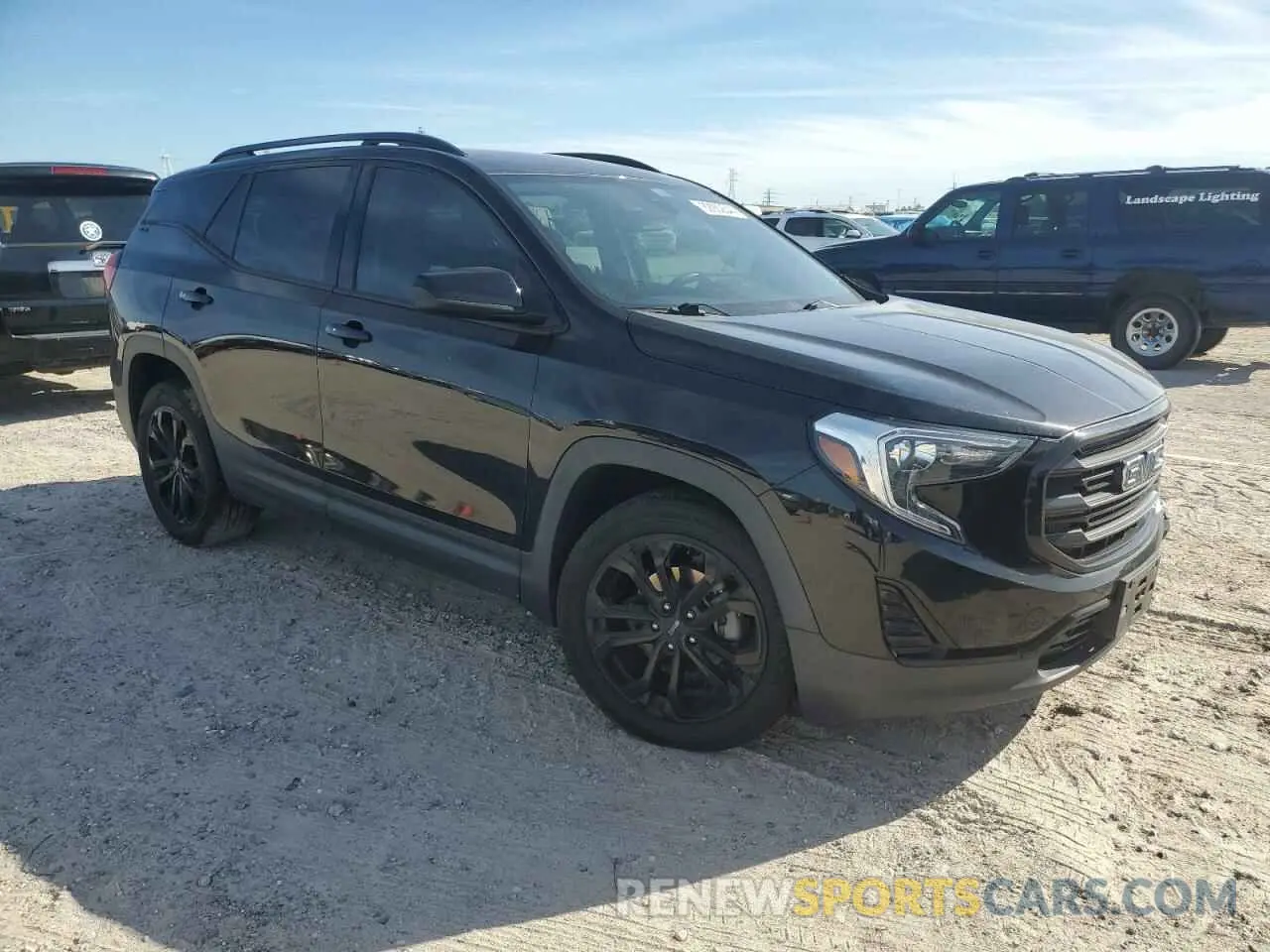 4 fotografías del automóvil dañado 3GKALMEV5LL156084 GMC TERRAIN 2020