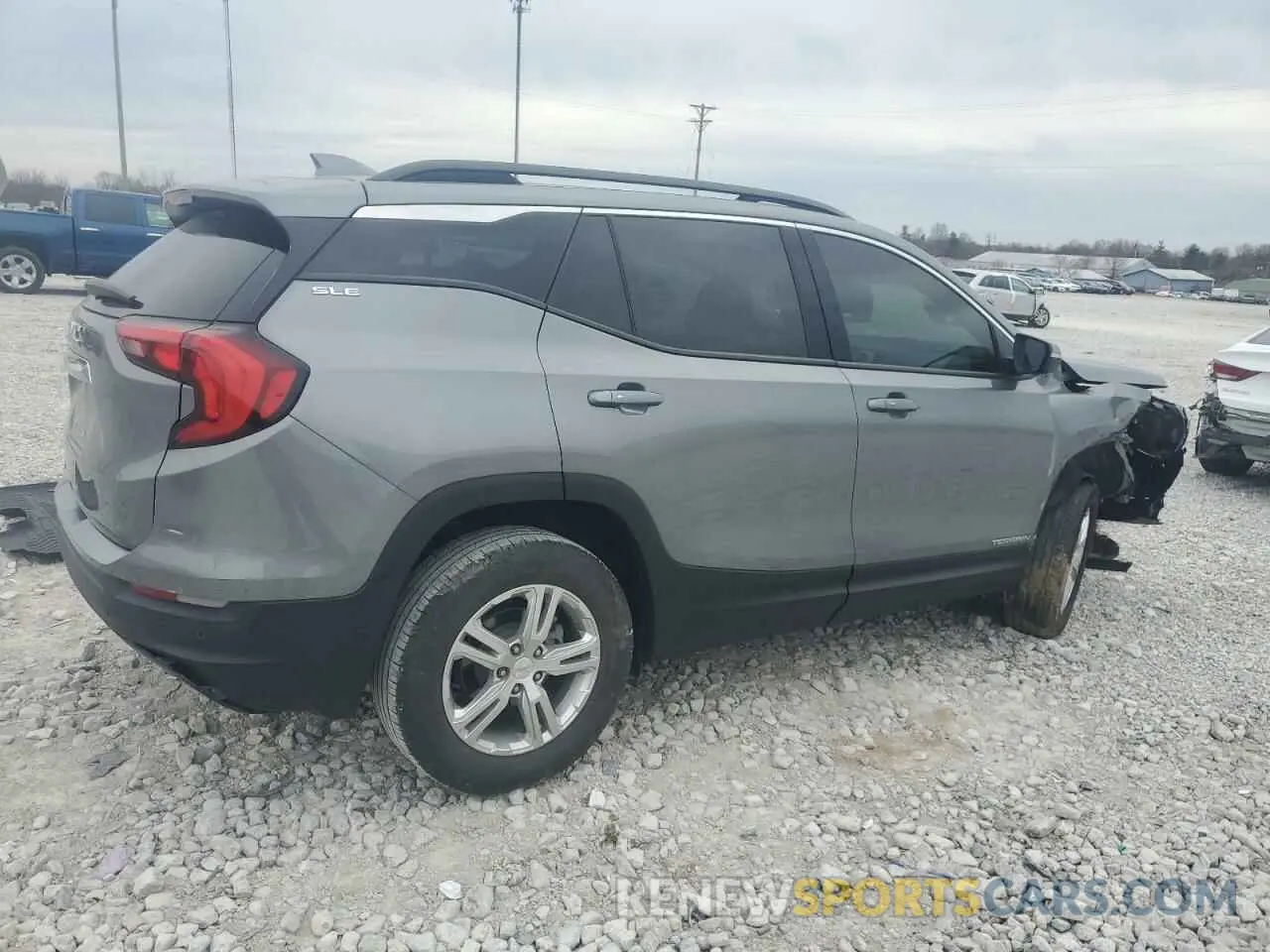 3 fotografías del automóvil dañado 3GKALMEV5LL202108 GMC TERRAIN 2020