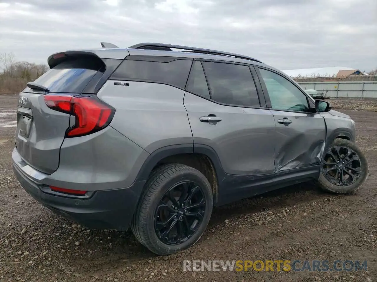 3 fotografías del automóvil dañado 3GKALMEV5LL294370 GMC TERRAIN 2020